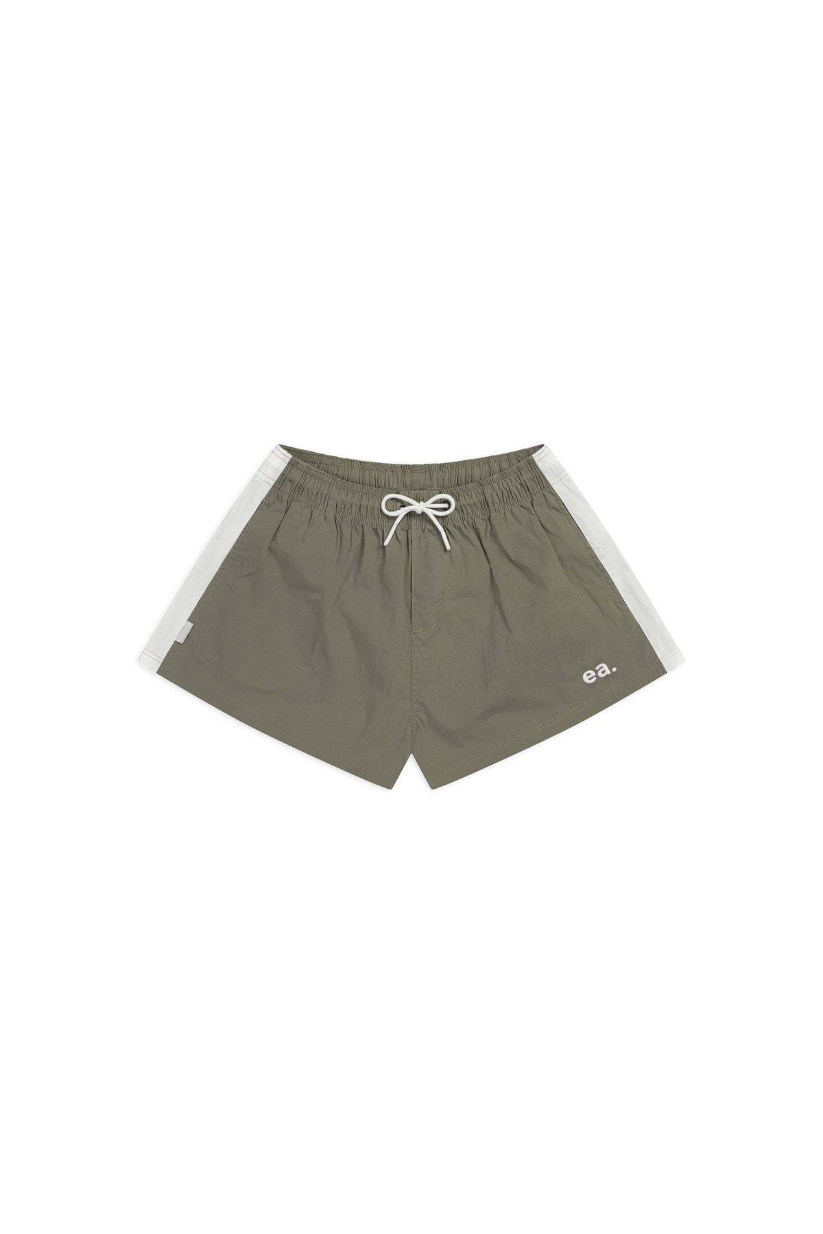 Womens High Rise Swim Shorts - Dune