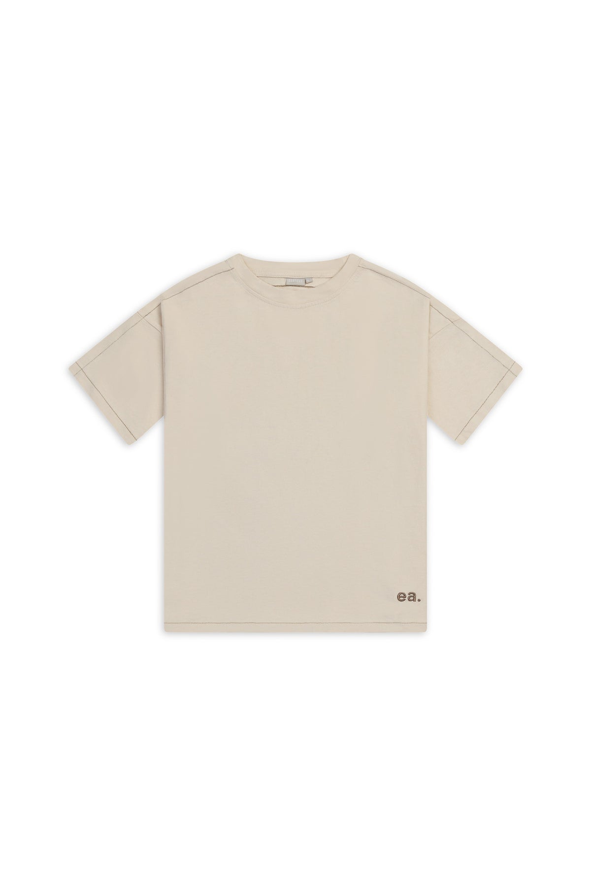 Teen Classic Box Fit Tee - Beige
