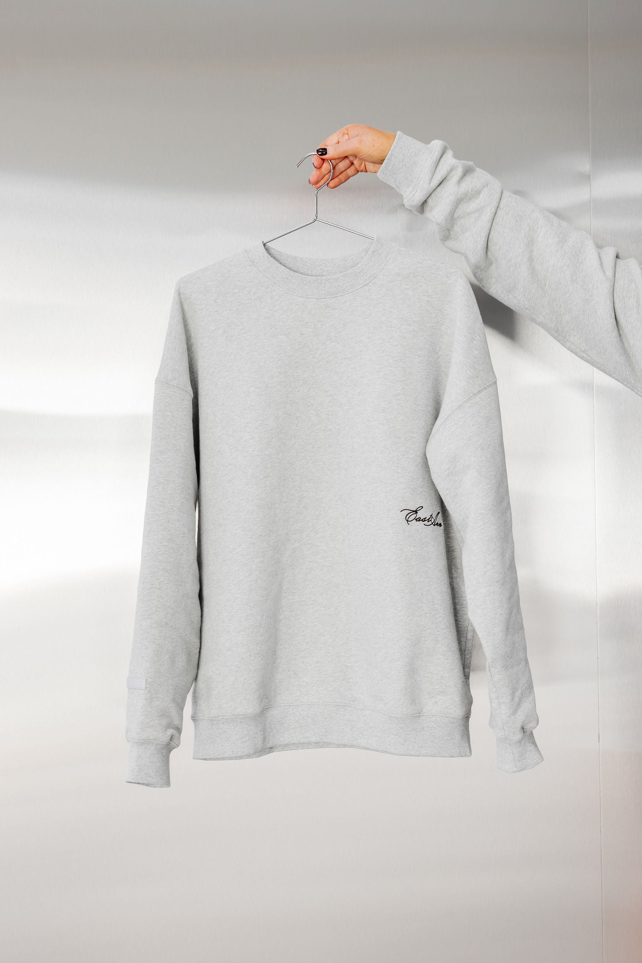 Unisex Fleece Crewneck - Grey Marle