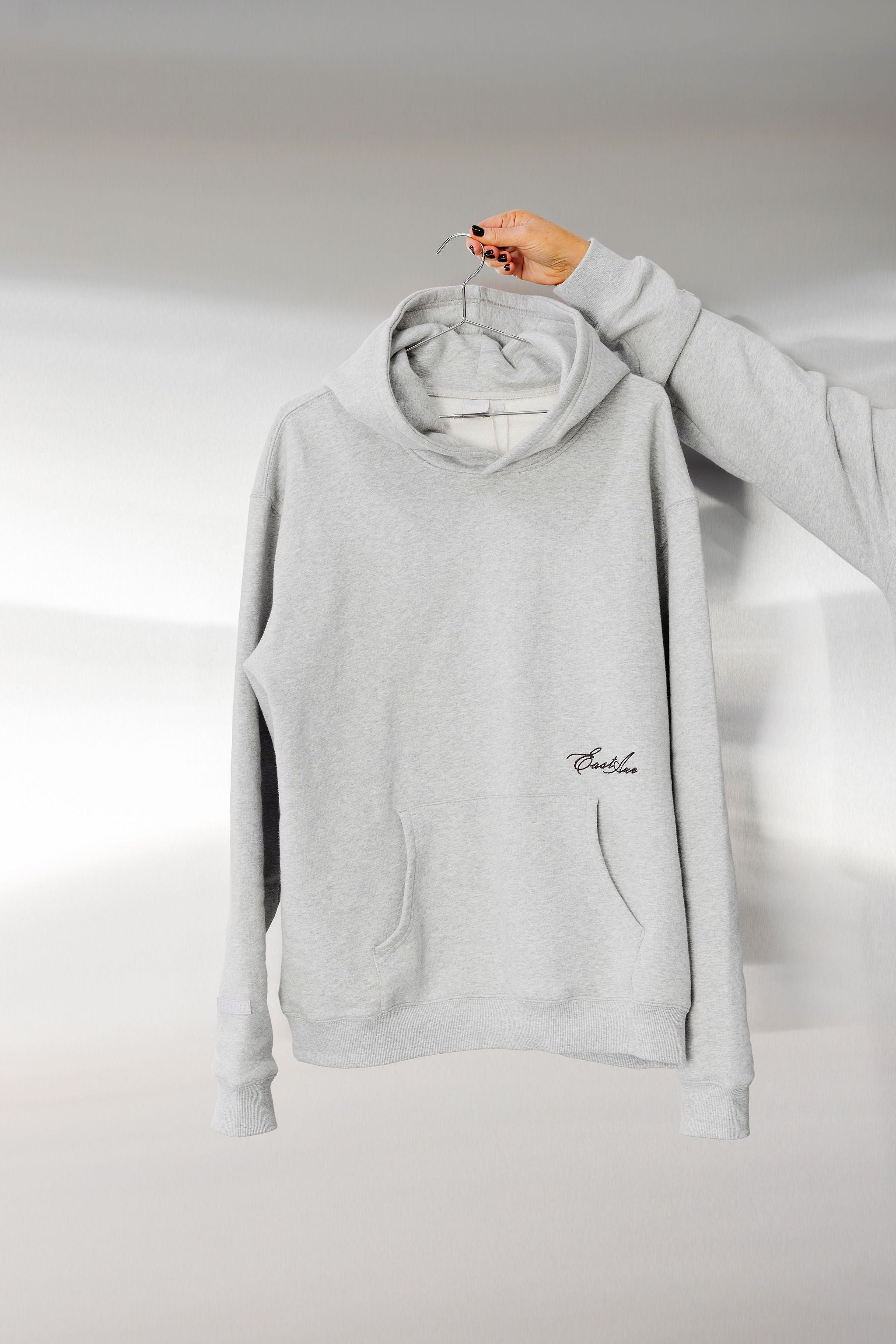 Unisex Fleece Hoodie - Grey Marle