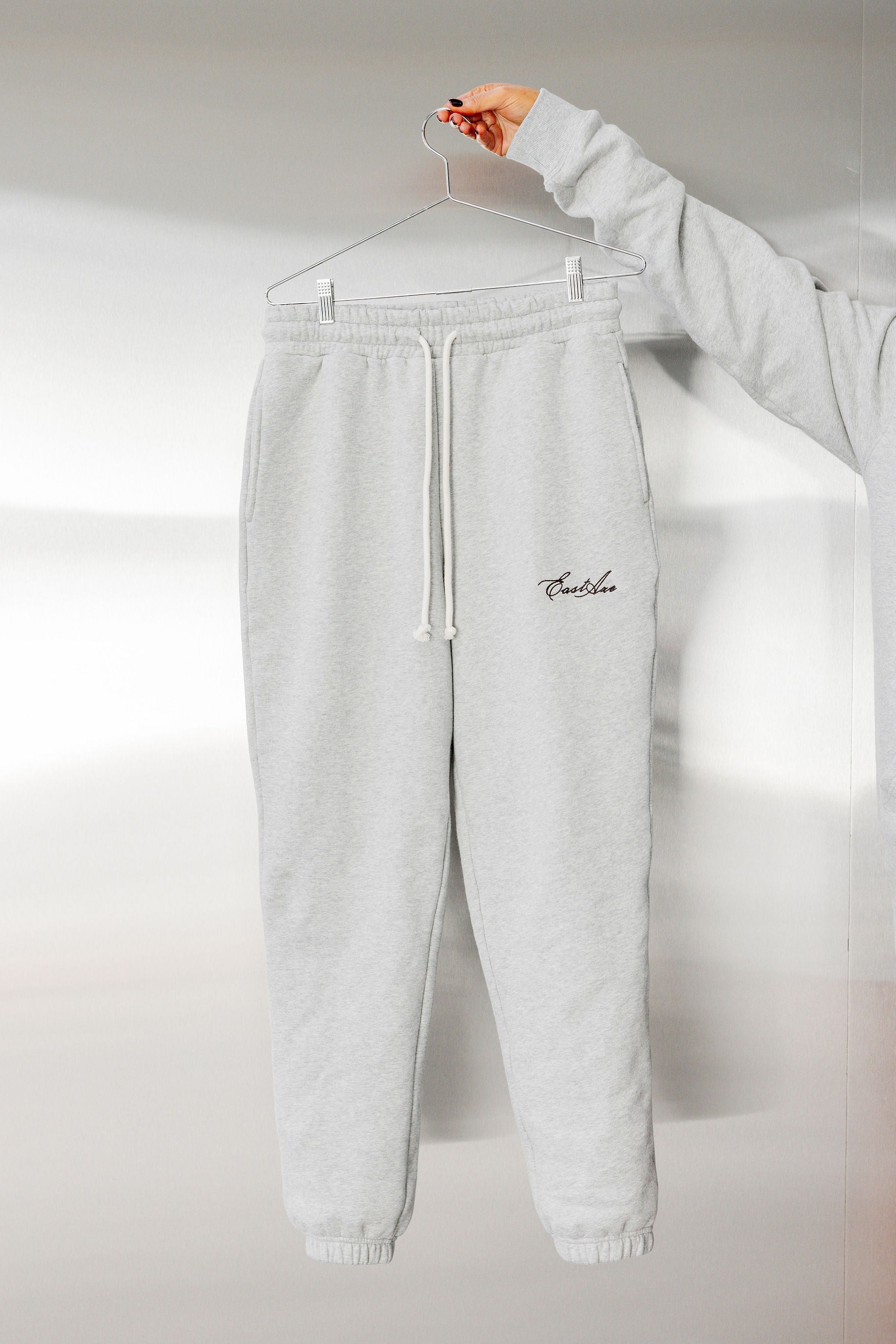 Unisex Fleece Trackpant - Grey Marle