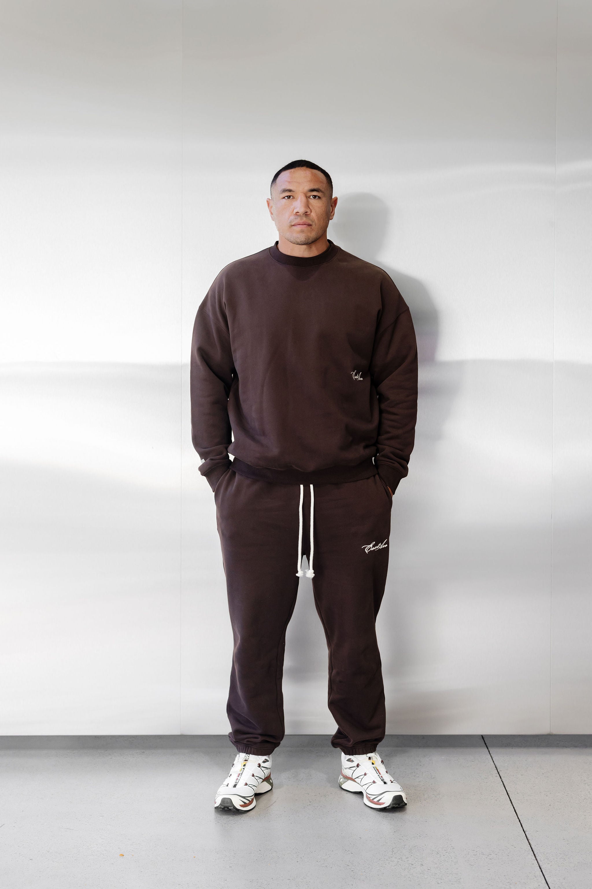 Unisex Fleece Crewneck - Chocolate