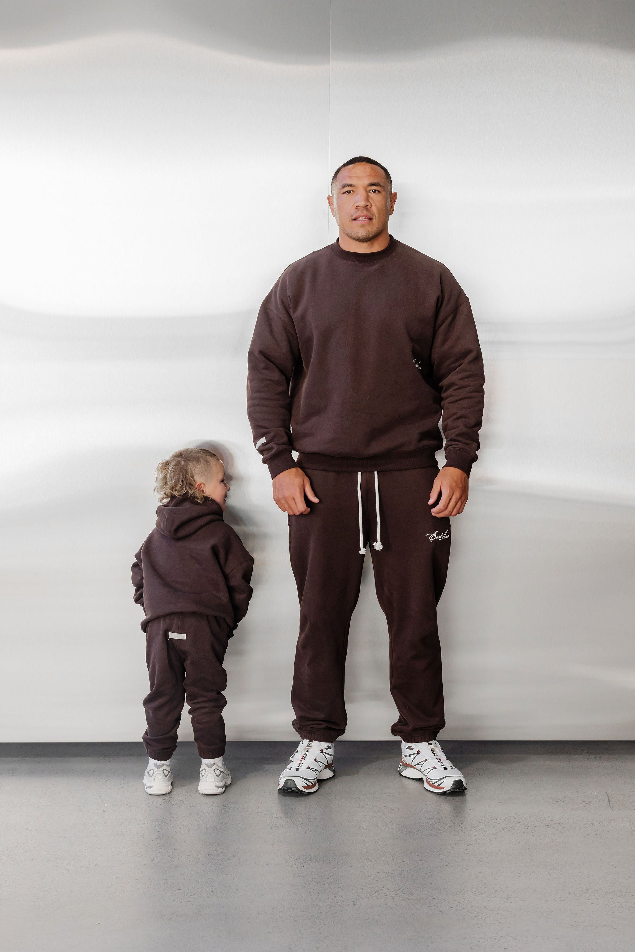 Kids Fleece Trackpant - Chocolate