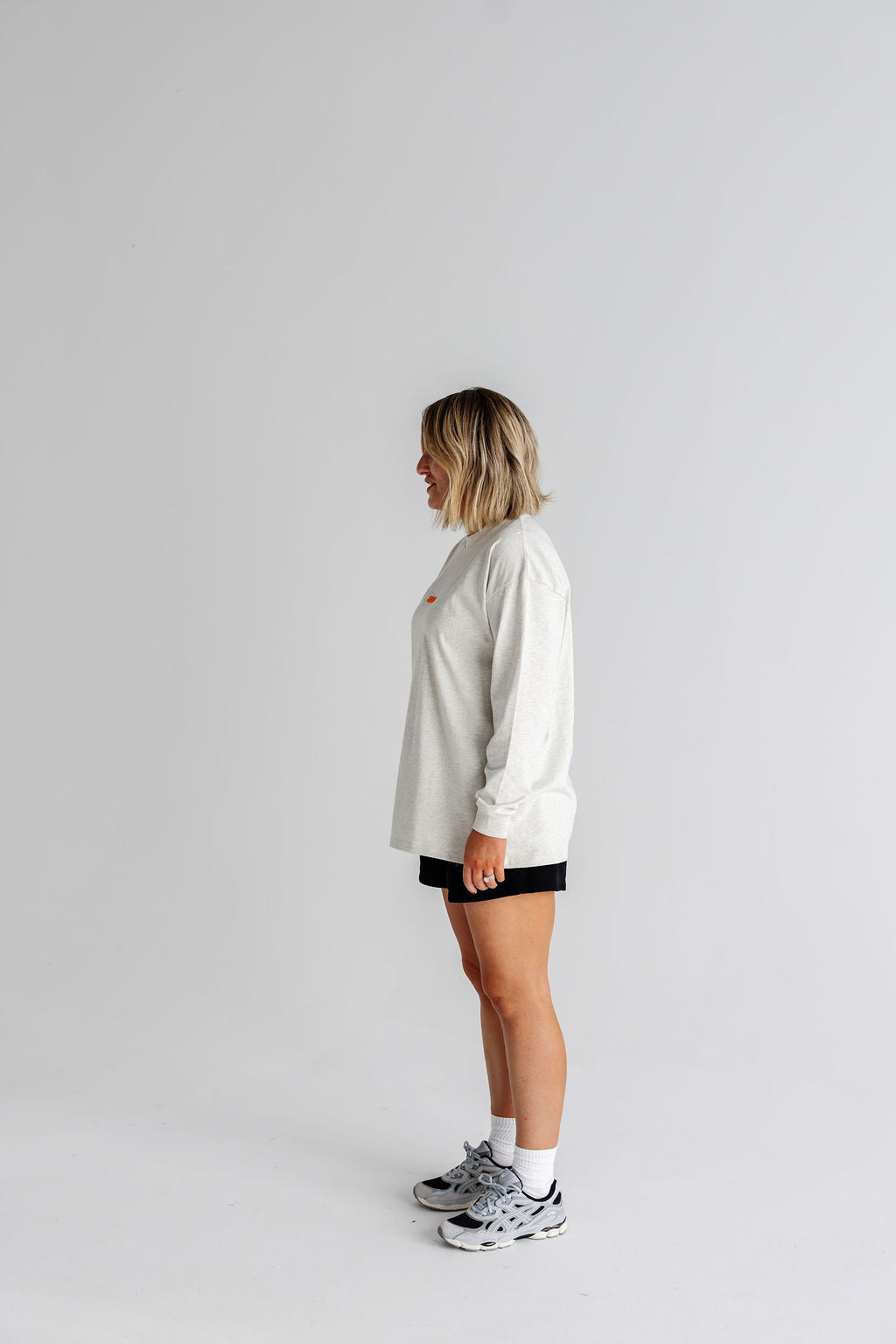 Long Sleeve Tee - Grey Marle