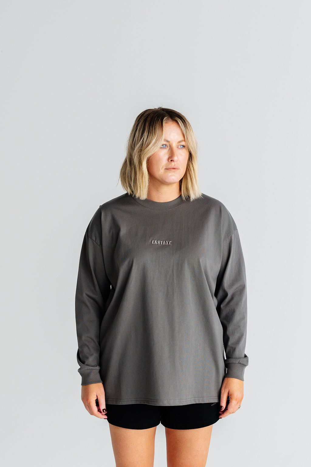 Long Sleeve Tee - Washed Grey
