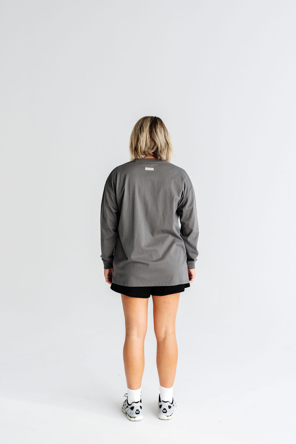 Long Sleeve Tee - Washed Grey