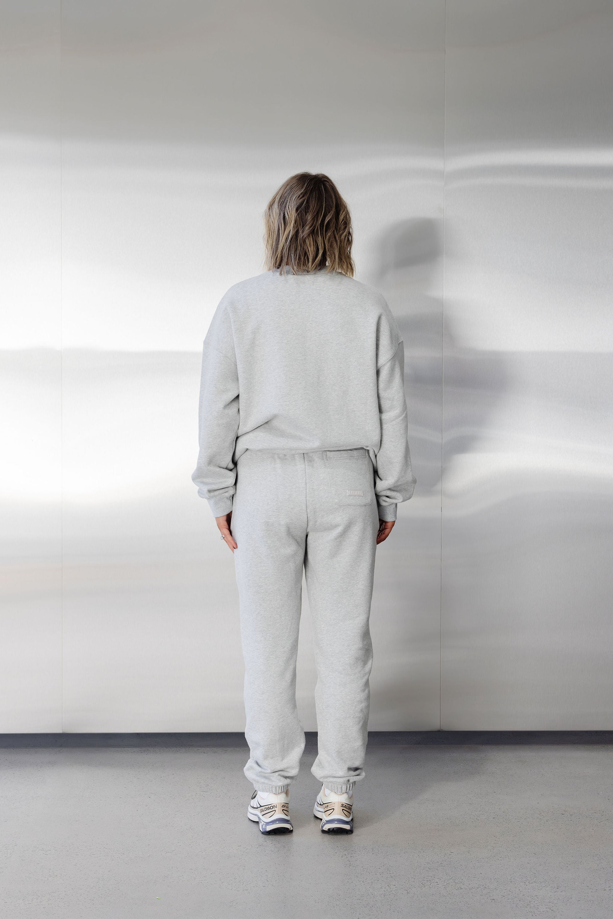 Unisex Fleece Trackpant - Grey Marle