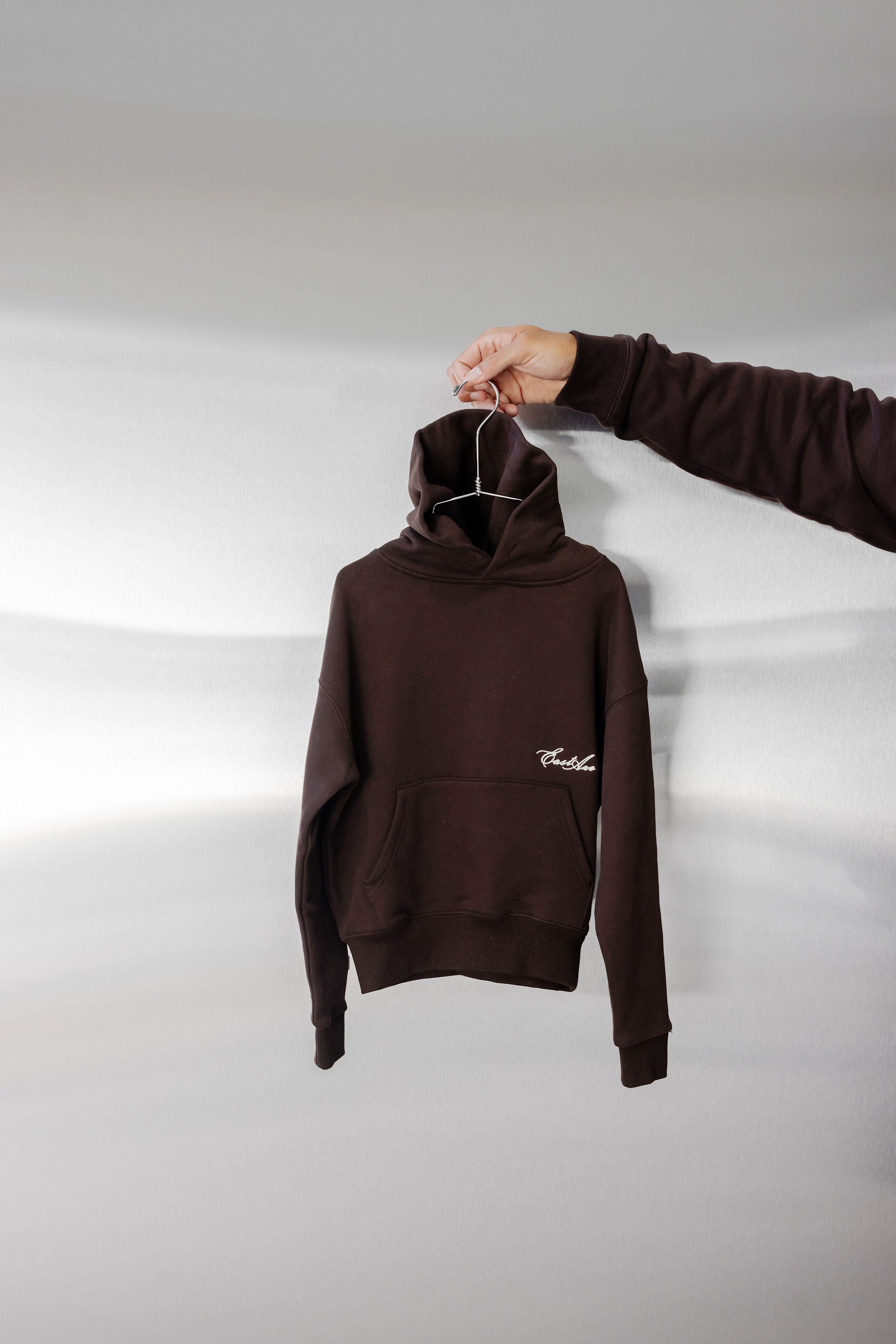Kids Fleece Hoodie - Chocolate