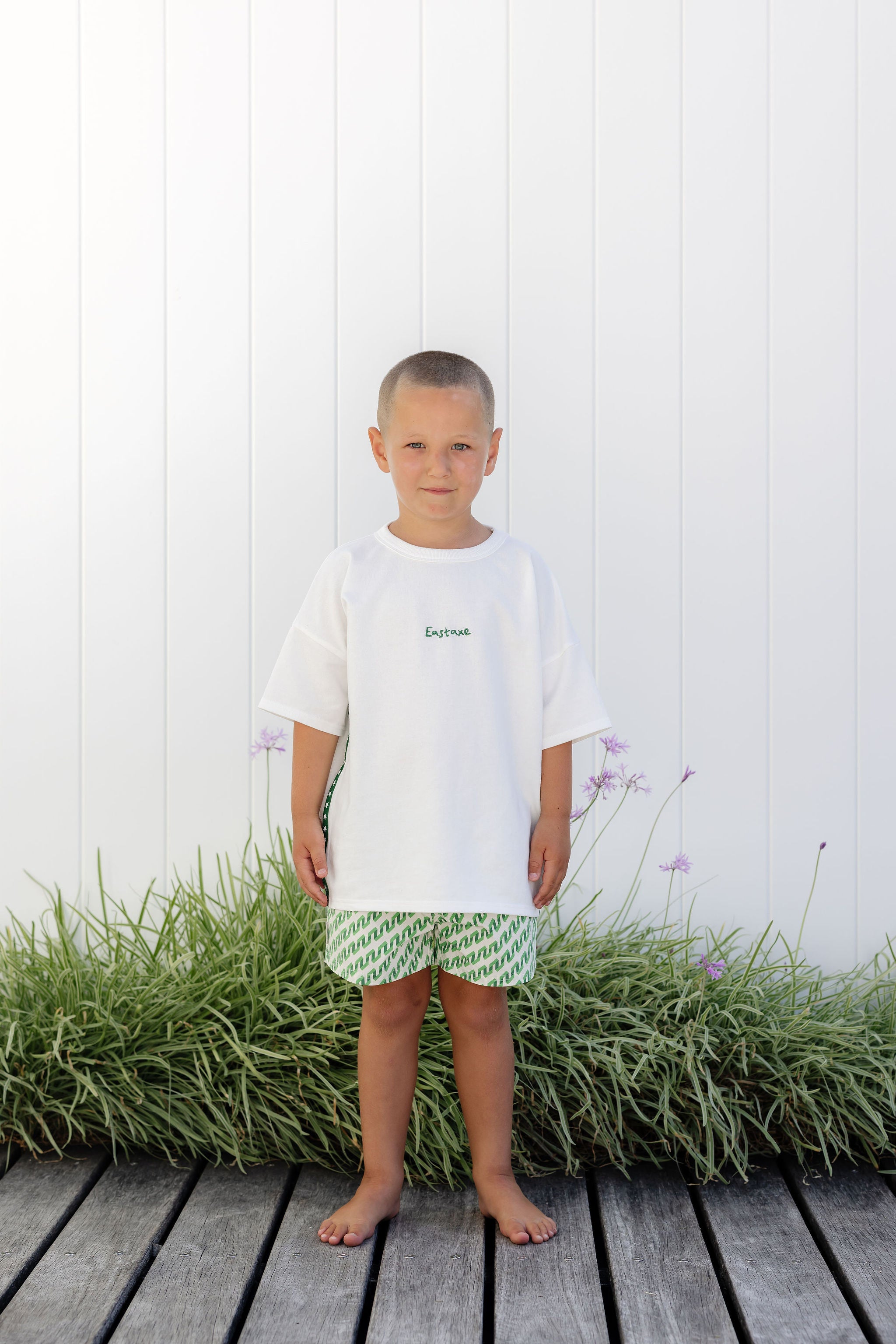 Jnr Board Short - Ziggy Green