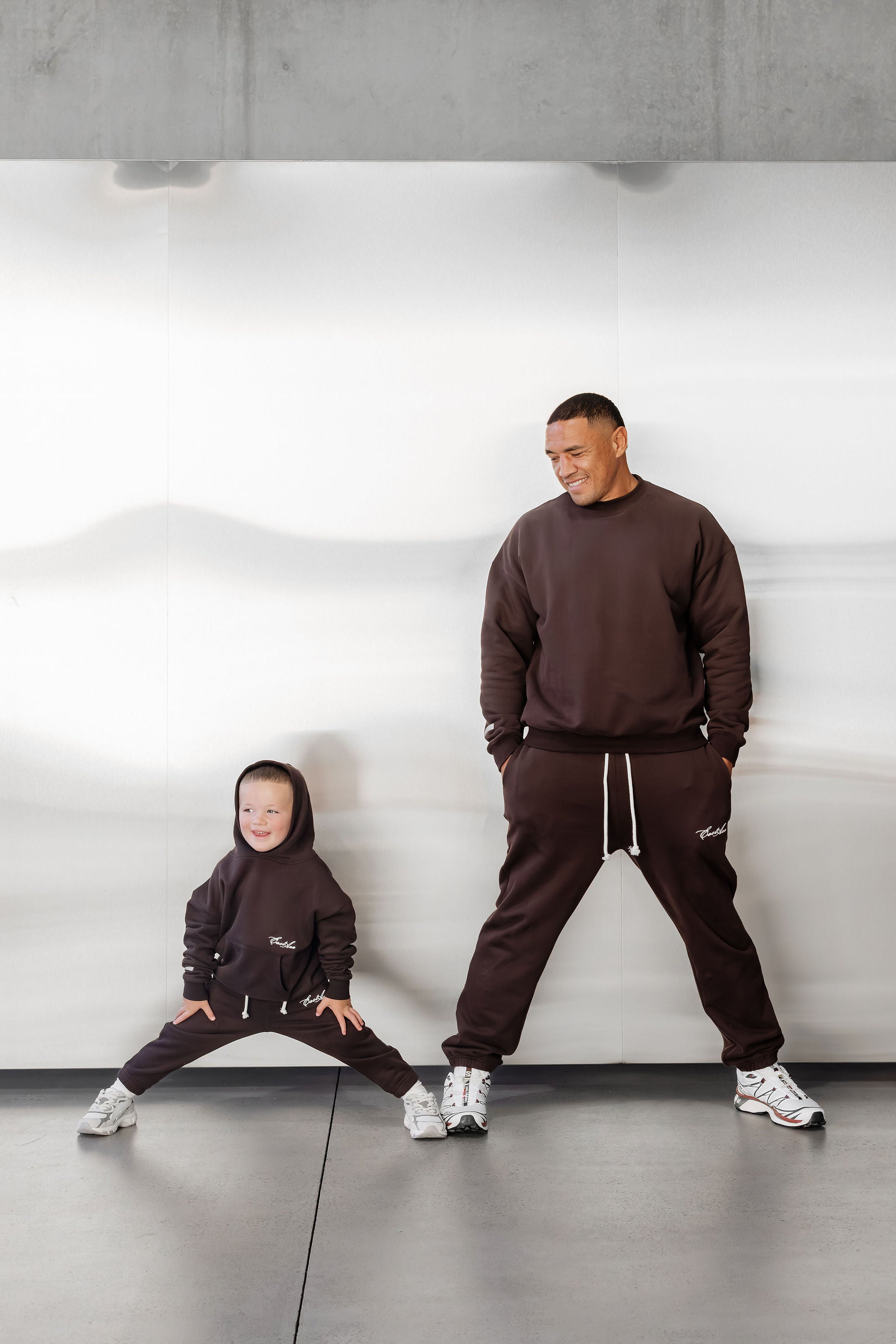 Unisex Fleece Crewneck - Chocolate