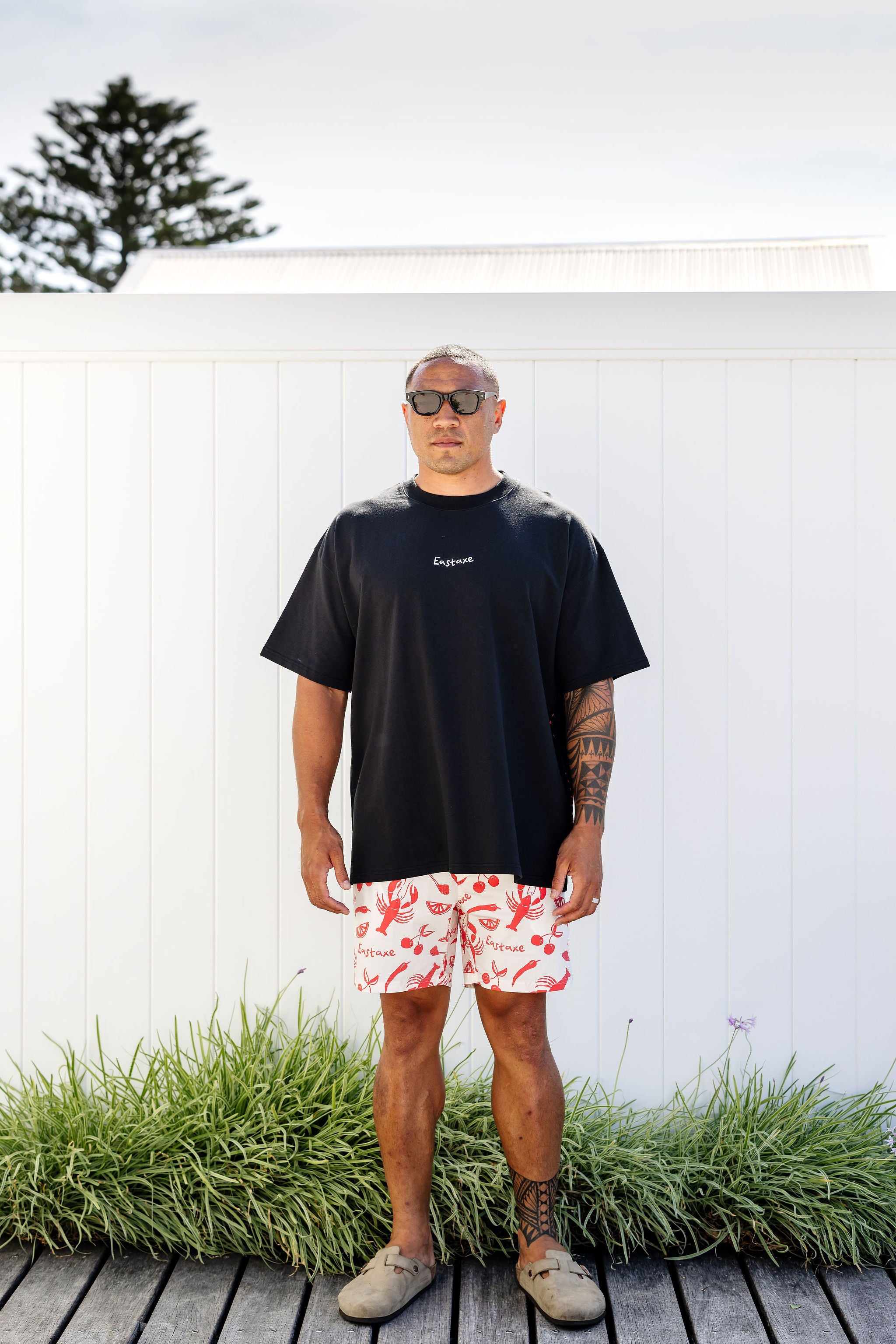 Snr Board Short - Zesty Red