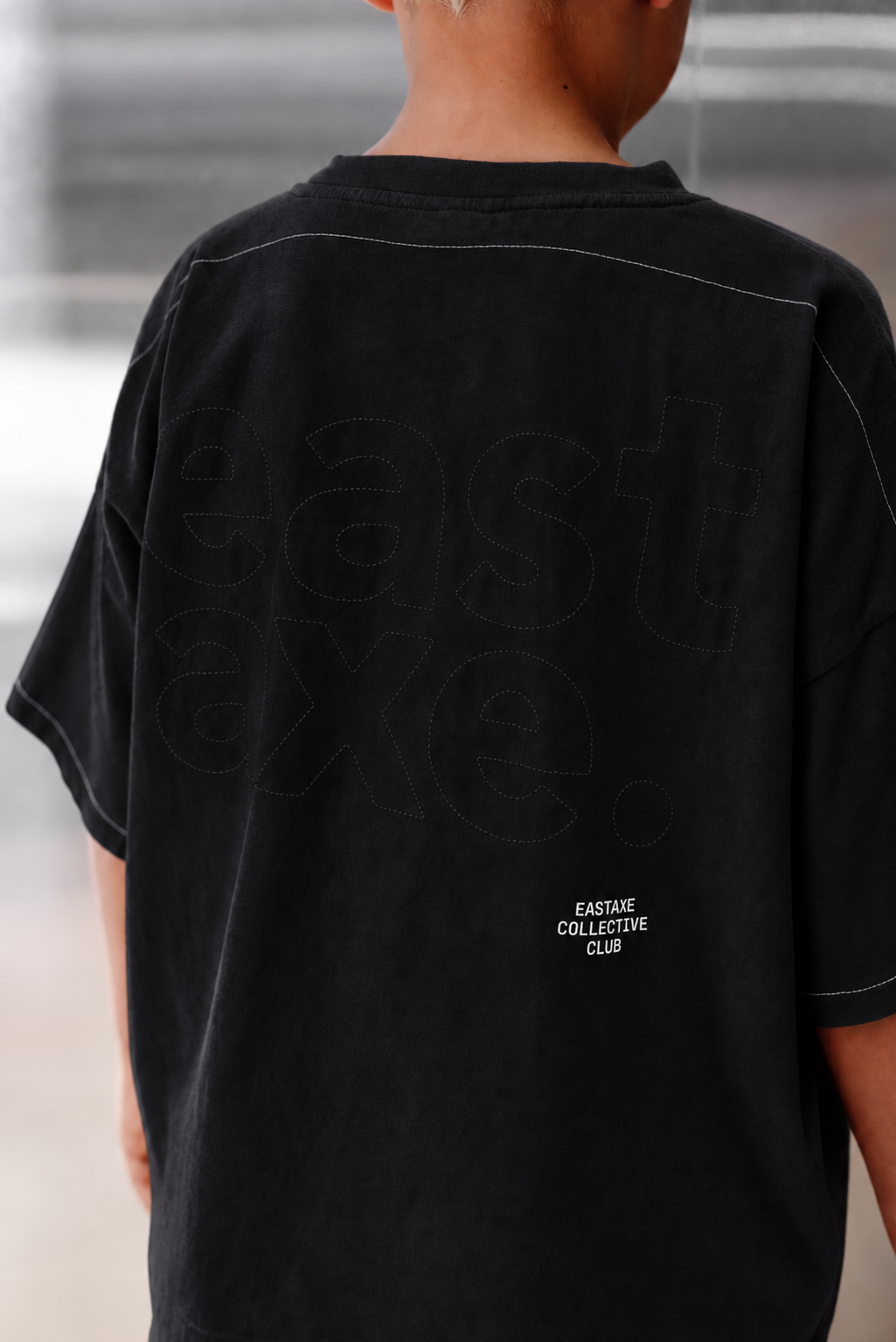 Teen Classic Box Fit Tee - Black