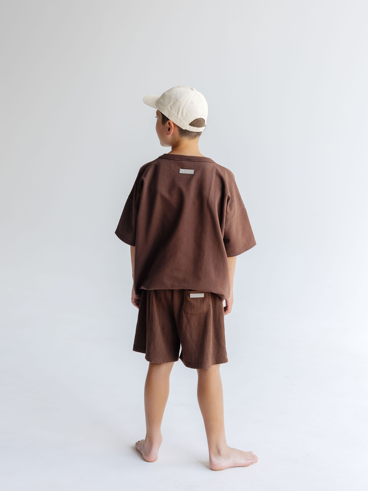 Kids EA Box Tee - Brown