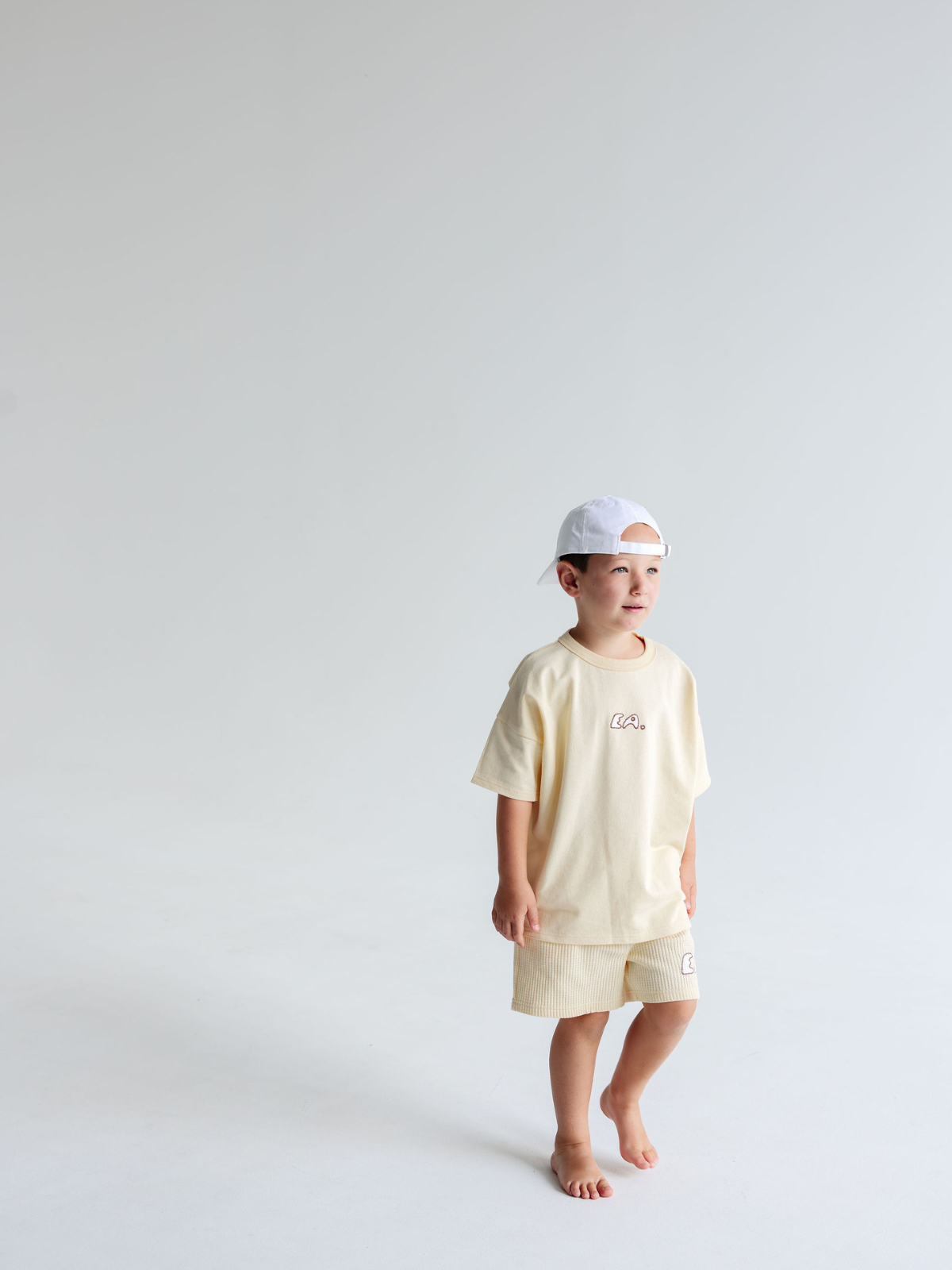 Kids EA Box Tee - Butter