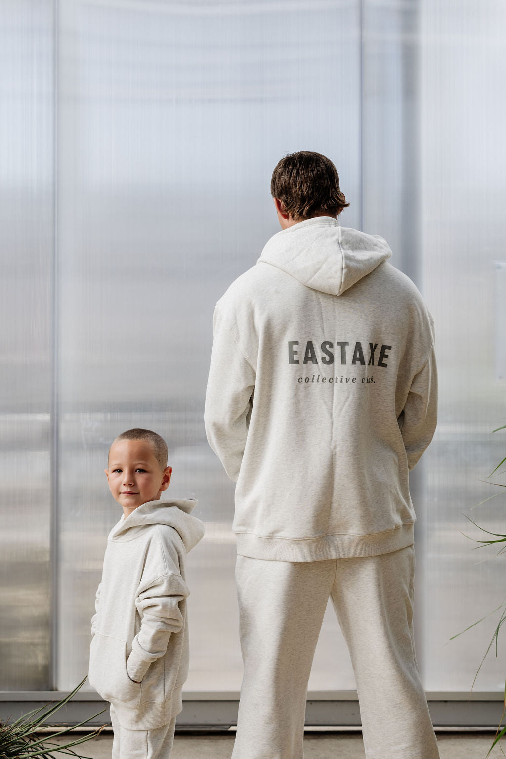 Kids Hoodie - Grey Marle