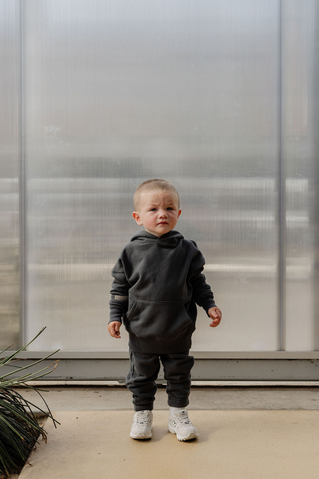 Kids Trackpant - Washed Grey