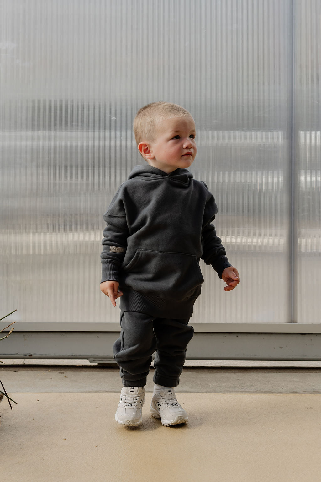 Kids Trackpant - Washed Grey