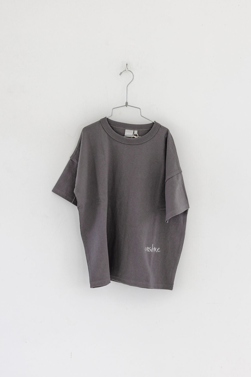 Kids Block Tee - Washed Grey