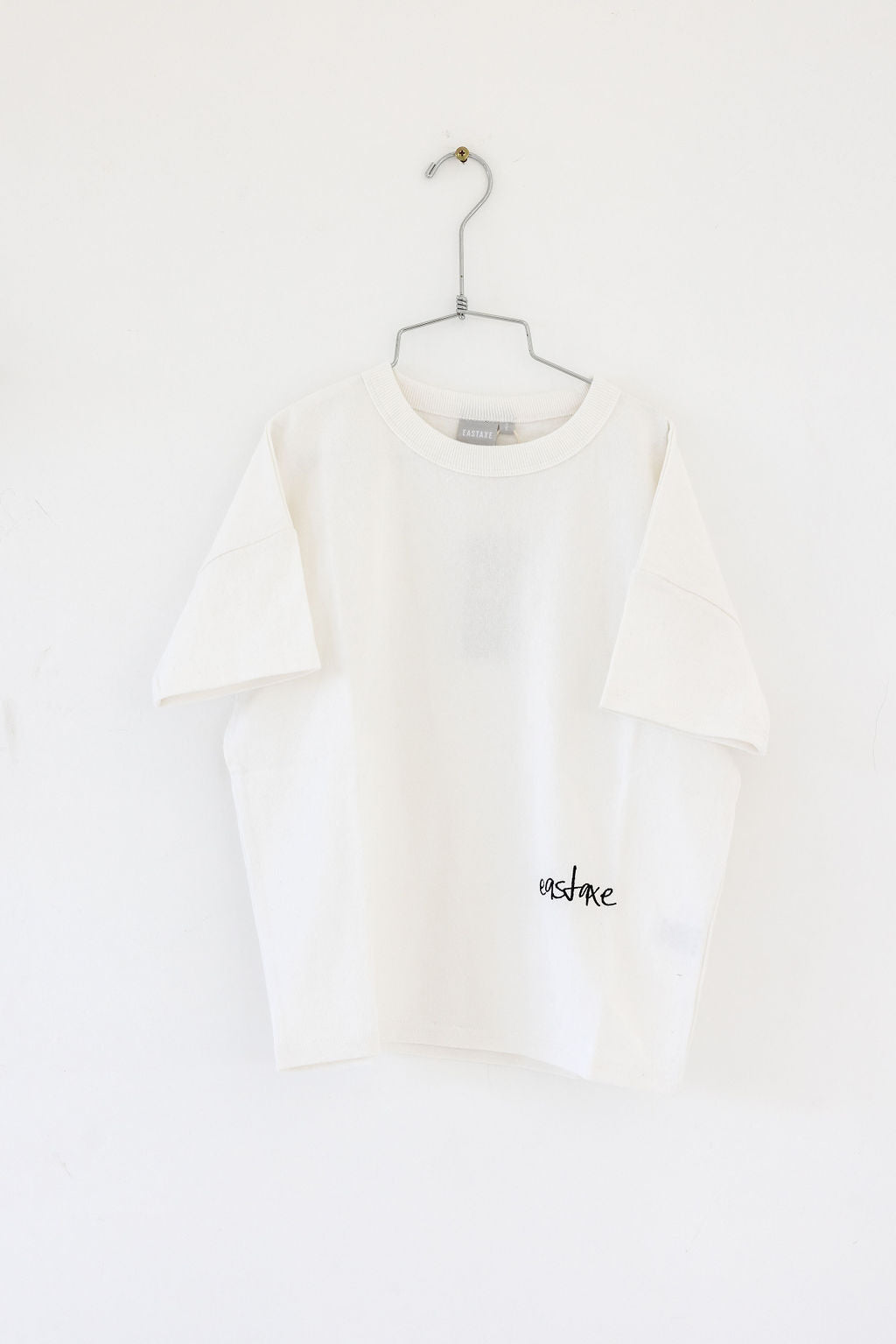 Kids Block Tee - White