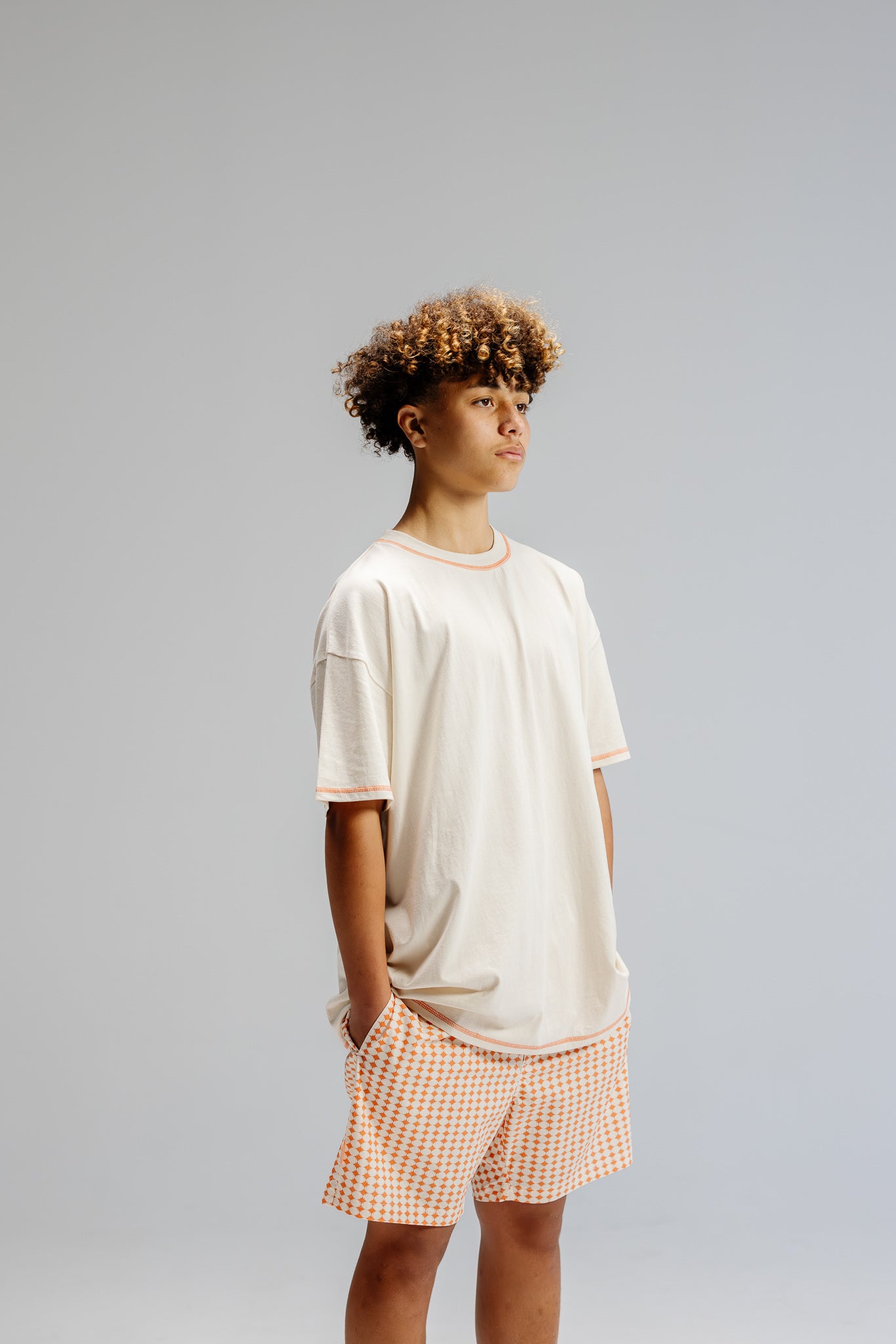 Snr Classic Box Fit Tee - Beige