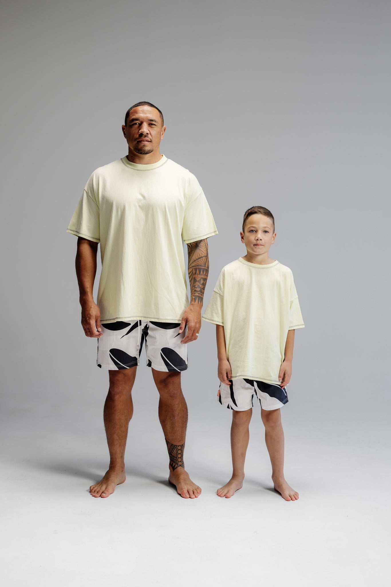 Jnr Classic Box Fit Tee - Lemon