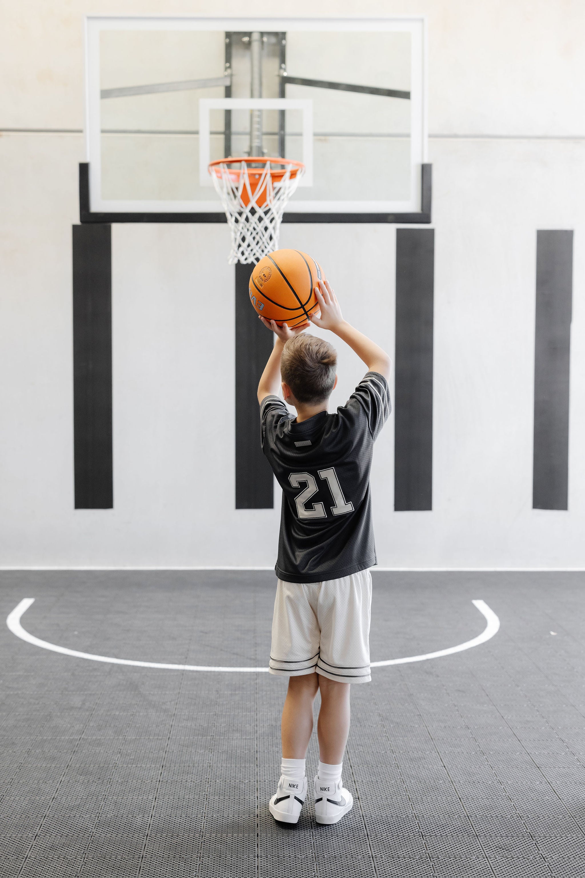 Kids Basketball Short - Cream