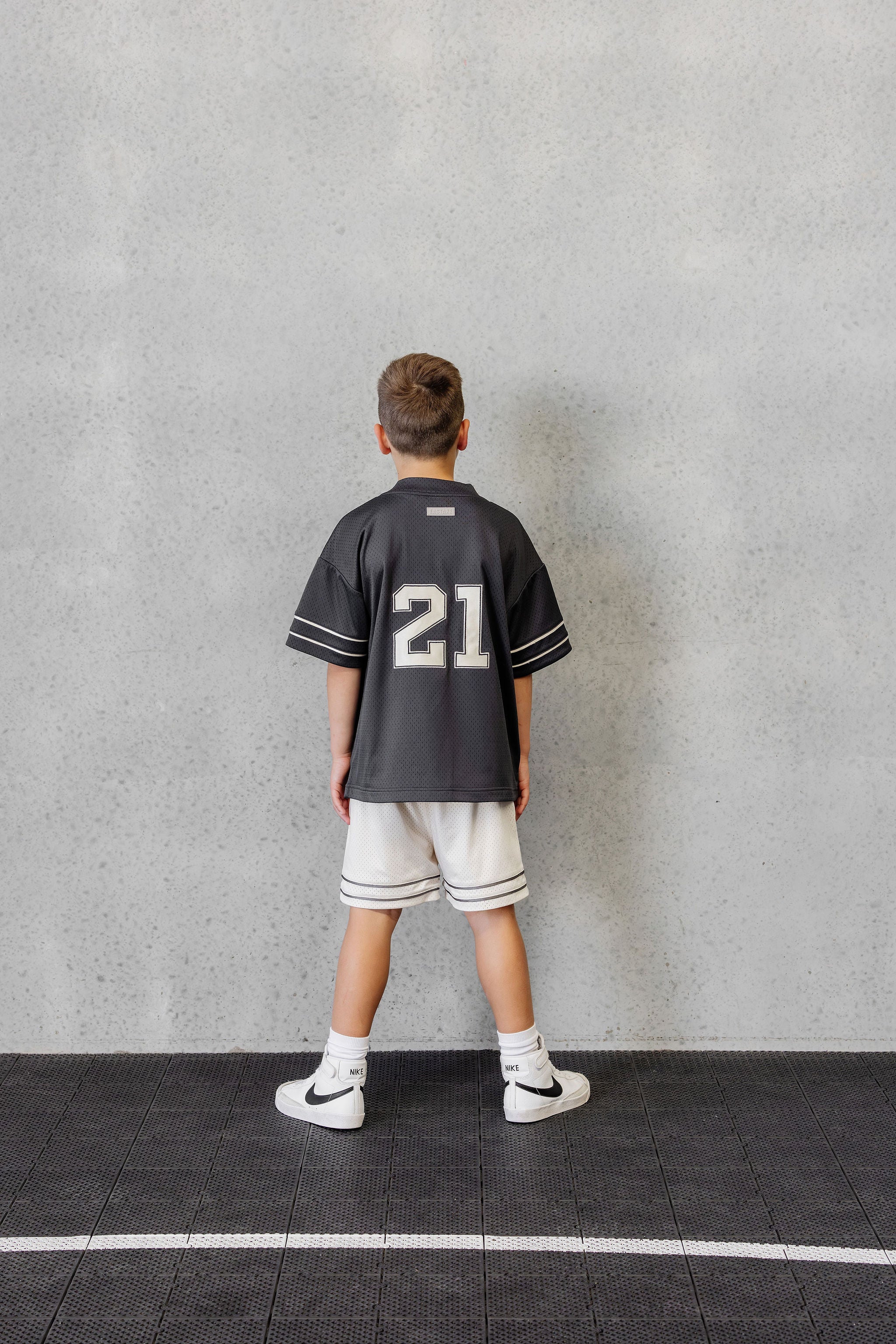 Kids Basketball Short - Cream