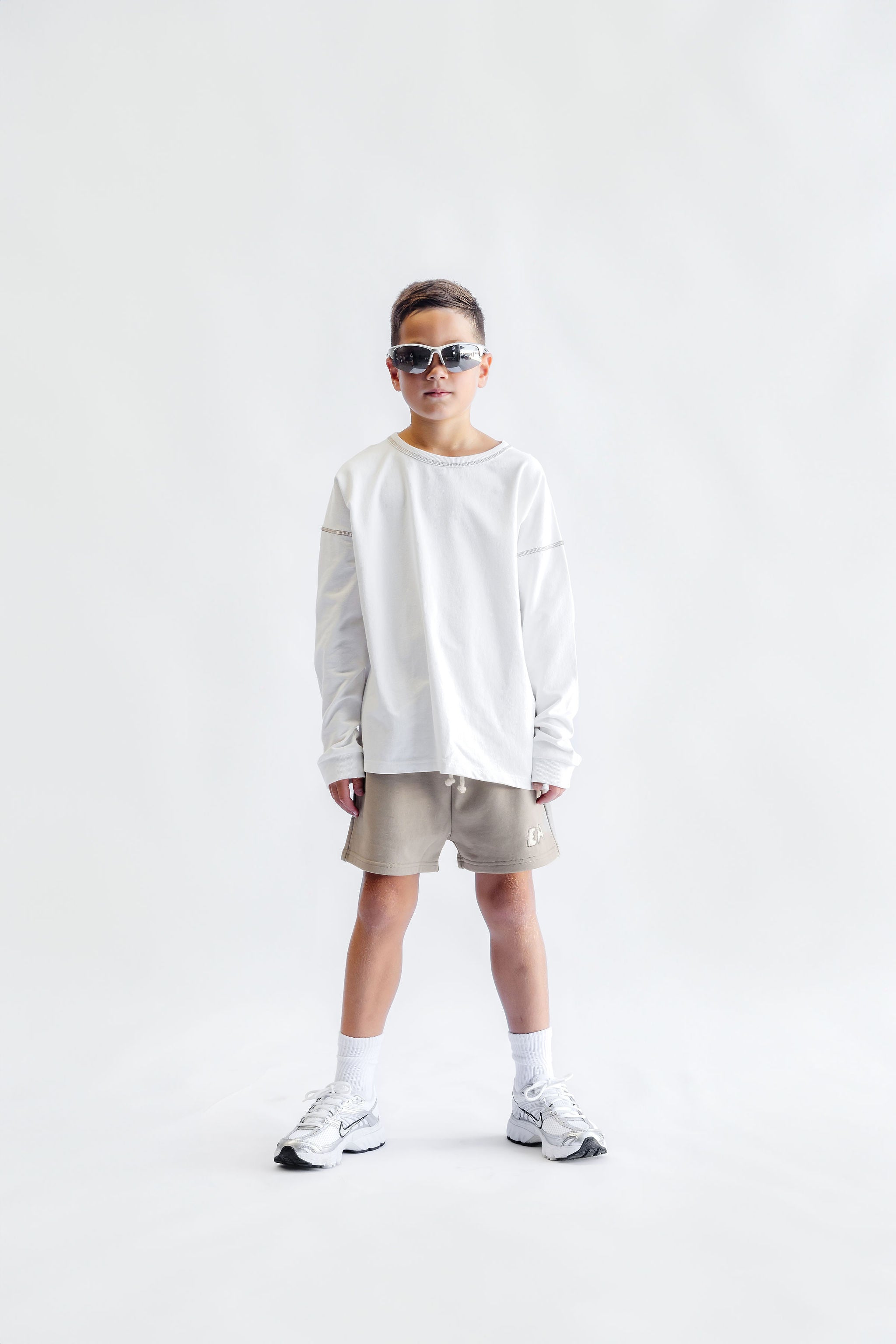 Kids Shorts - Taupe