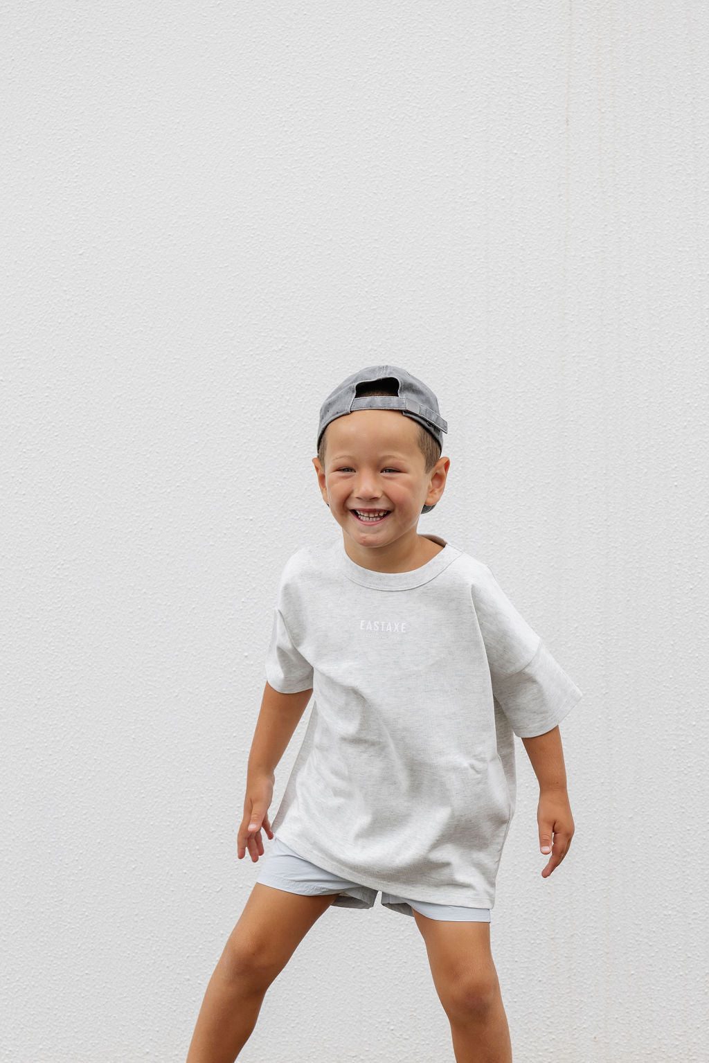 Everyday Box Fit Tee - Grey Marle