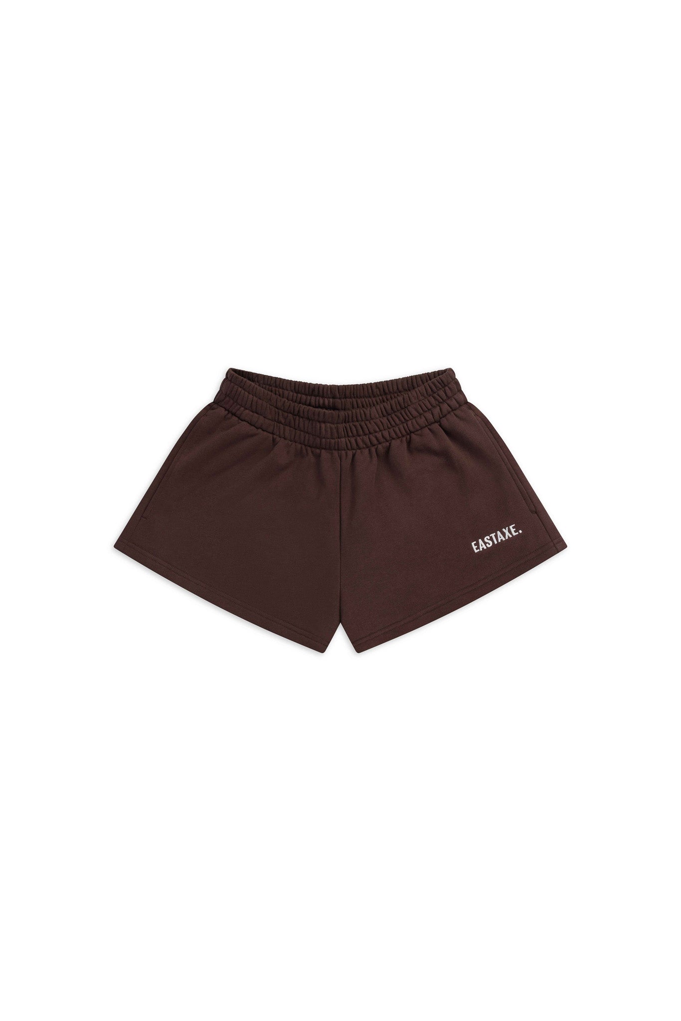 Womens High Rise Shorts - Chocolate