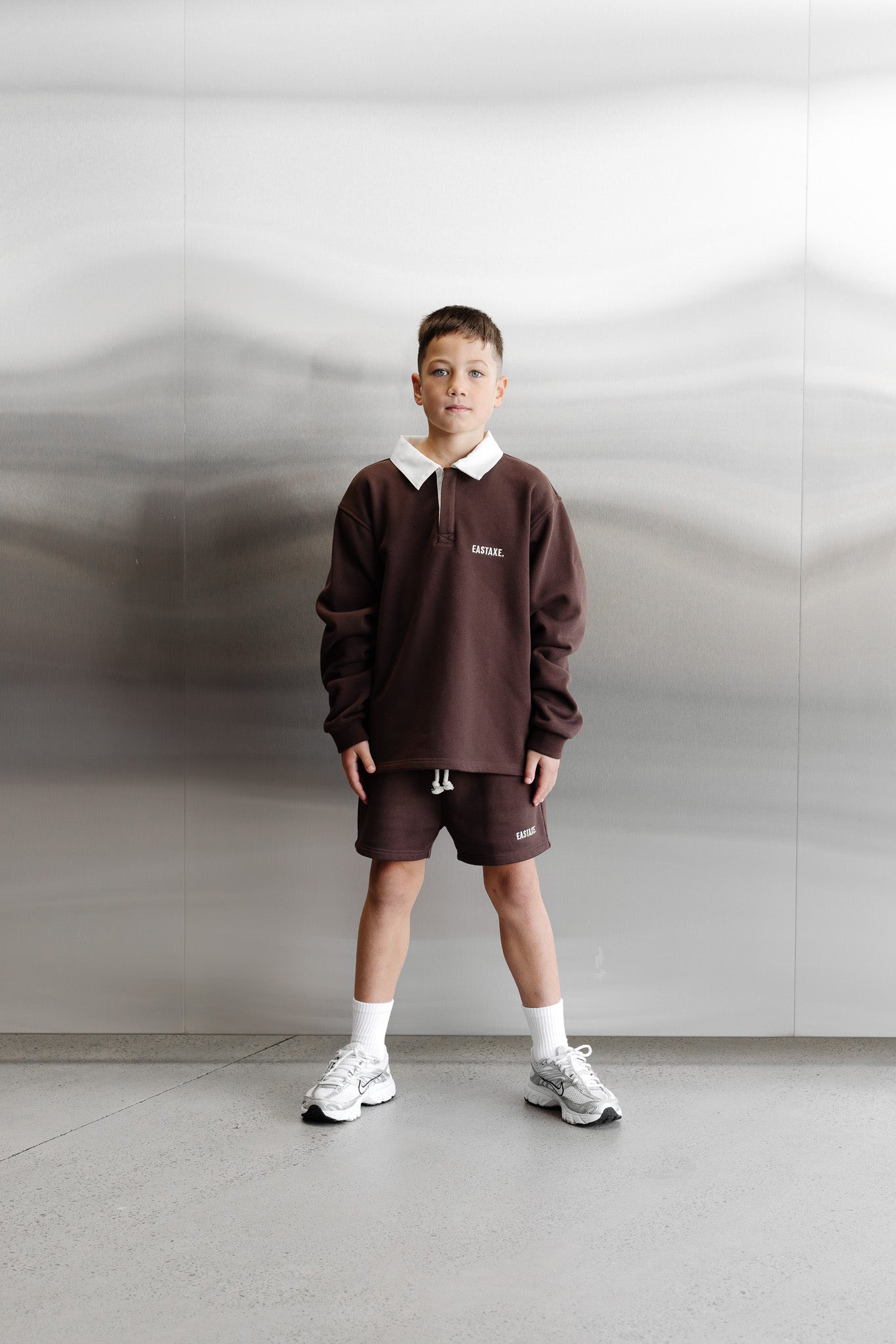 Kids Rugby Polo - Chocolate