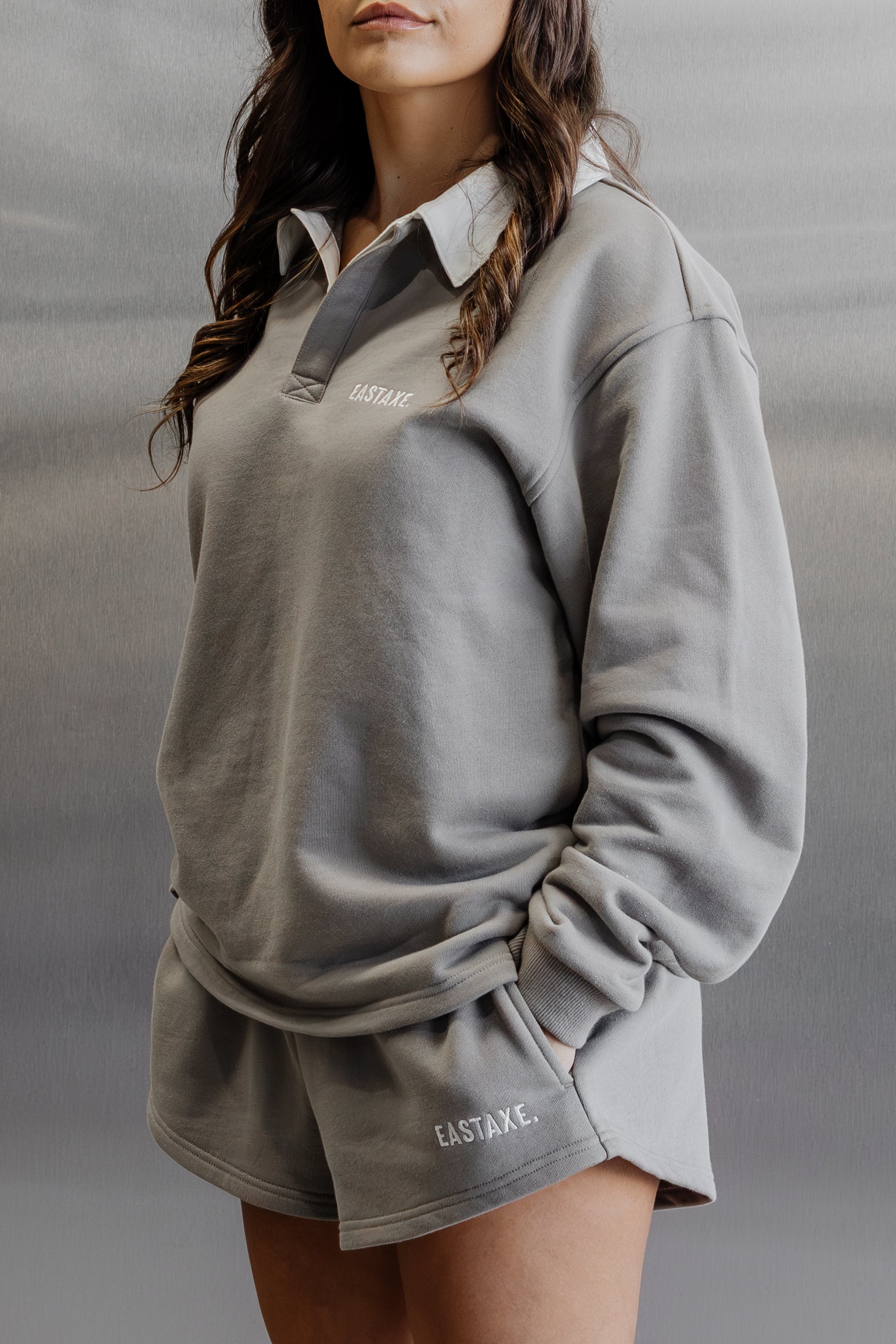 Unisex Rugby Polo - Stone