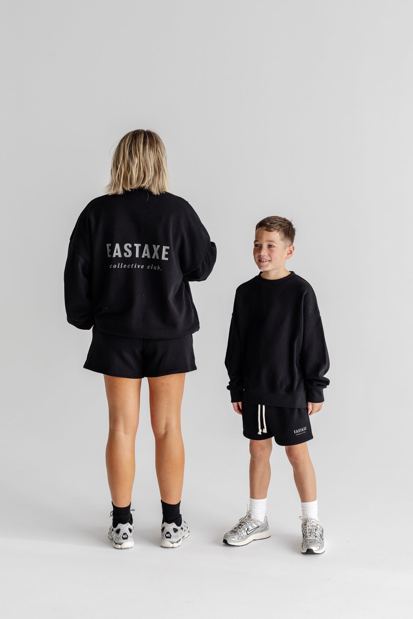 Kids Track Short - Black