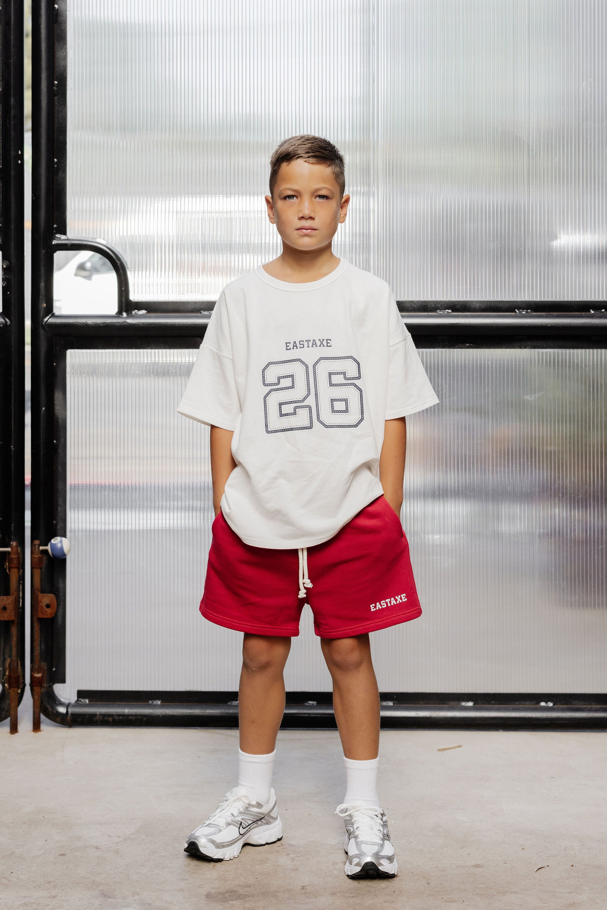 Kids 26 Tee - White