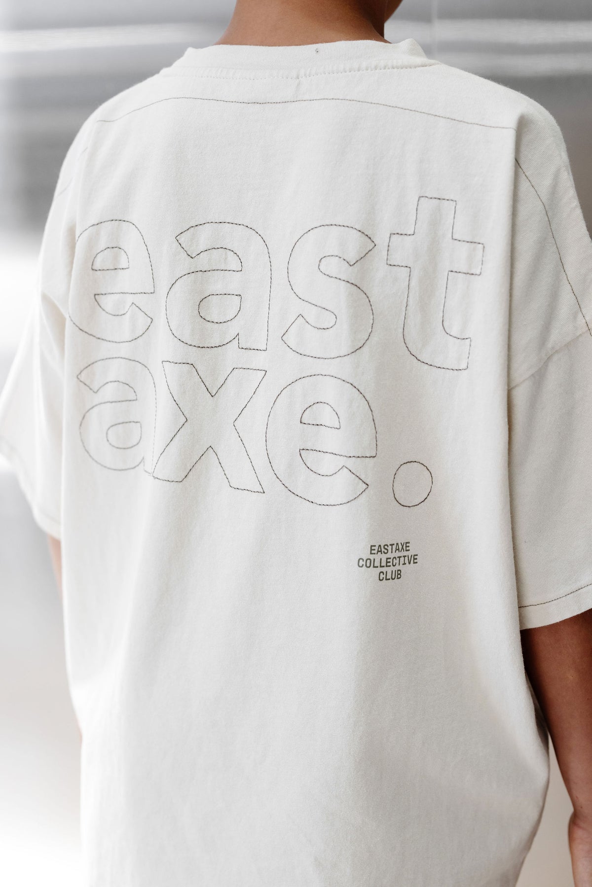 Teen Classic Box Fit Tee - Beige