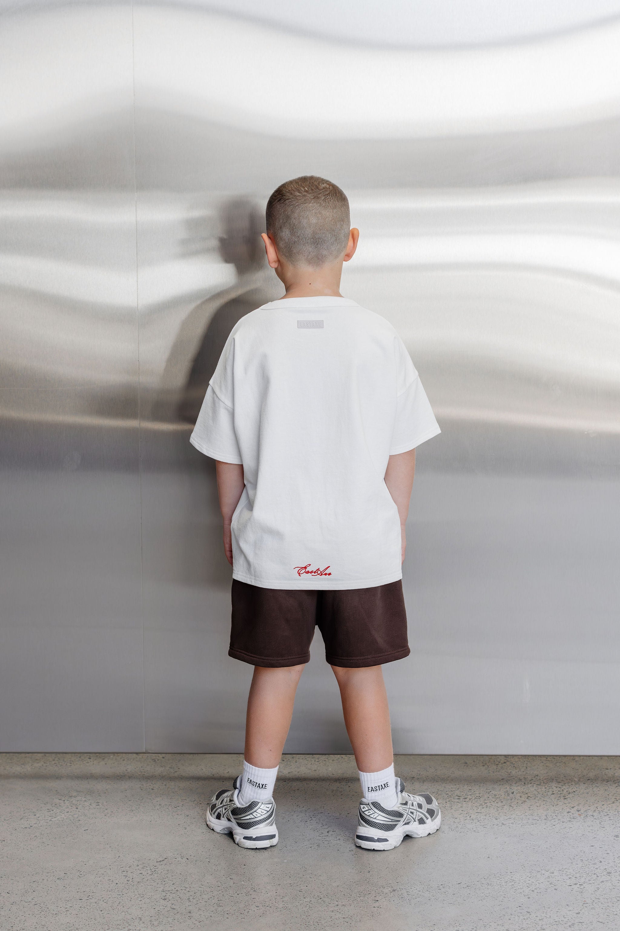 Kids Box Fit Tee - White