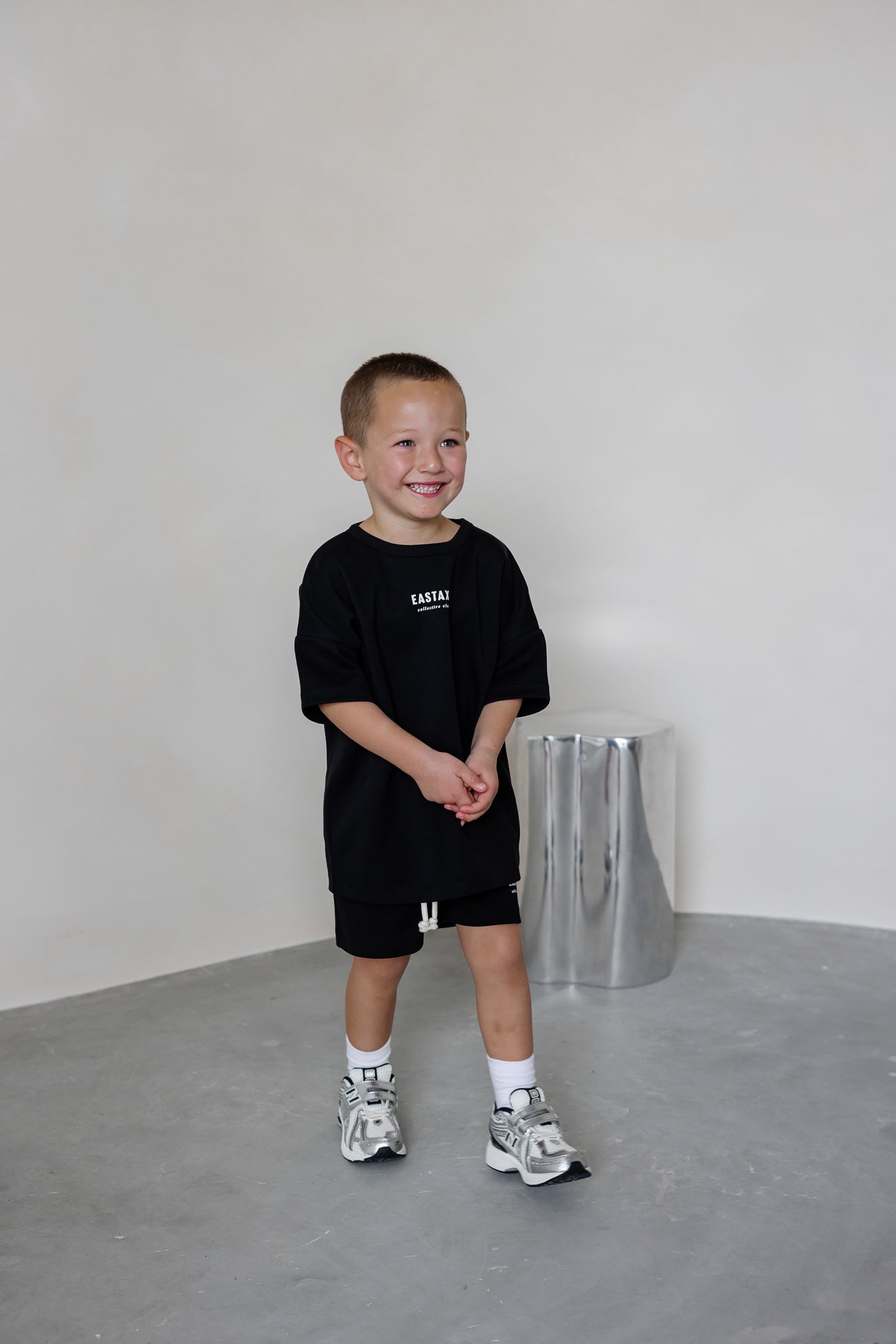 Heavy Box Fit Tee - Black
