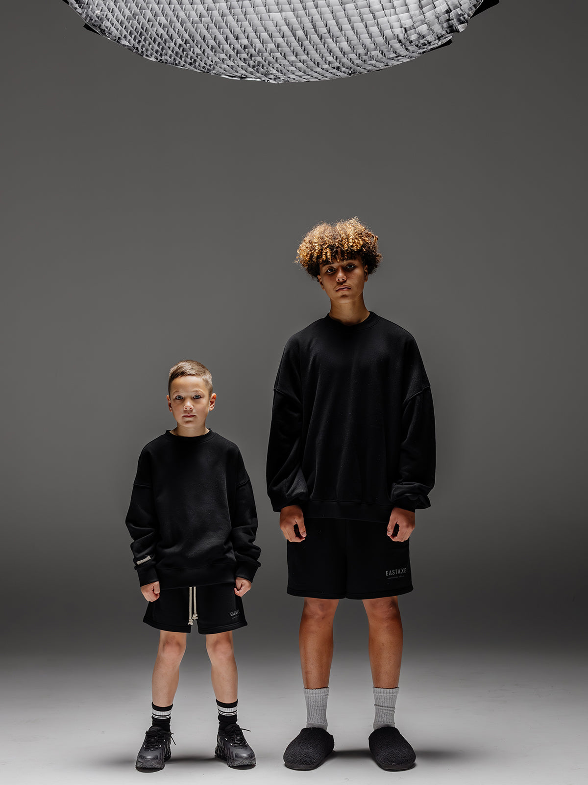 Kids Track Short - Black