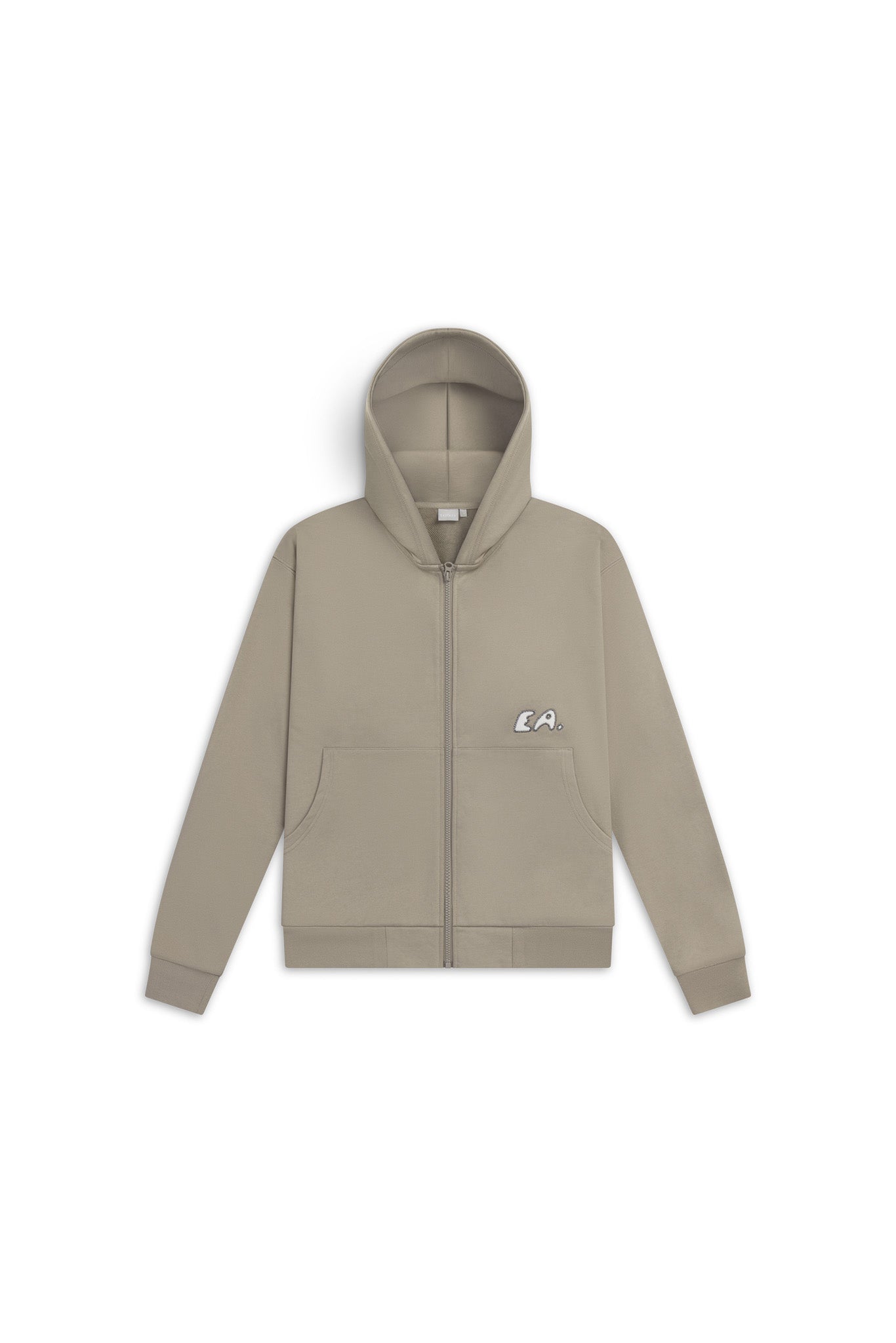 Unisex Zip Hoodie - Taupe