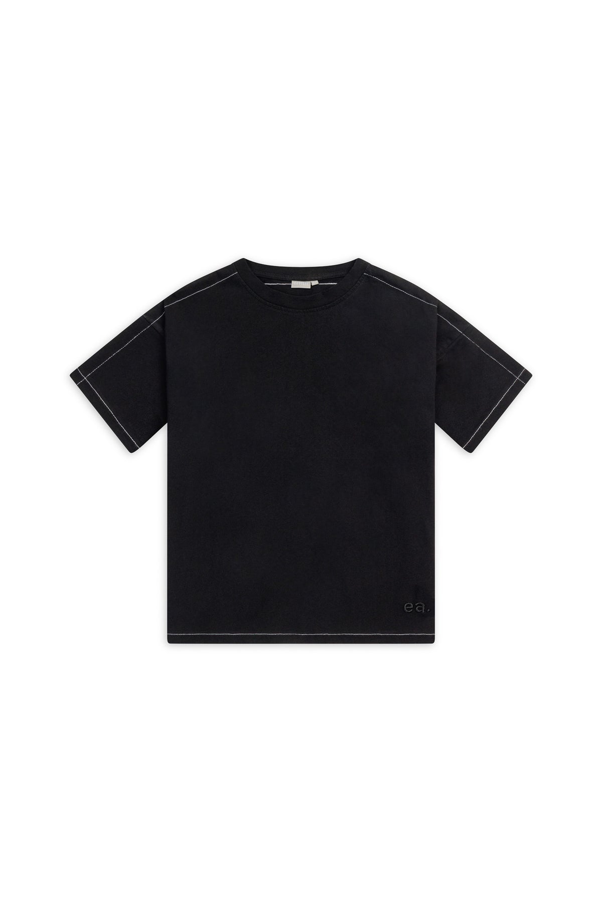 Teen Classic Box Fit Tee - Black