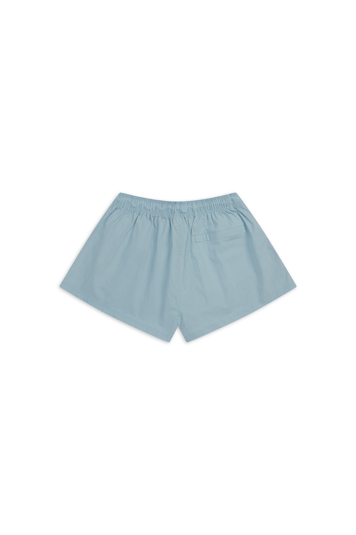 Womens High Rise Swim Shorts - Ice Blue