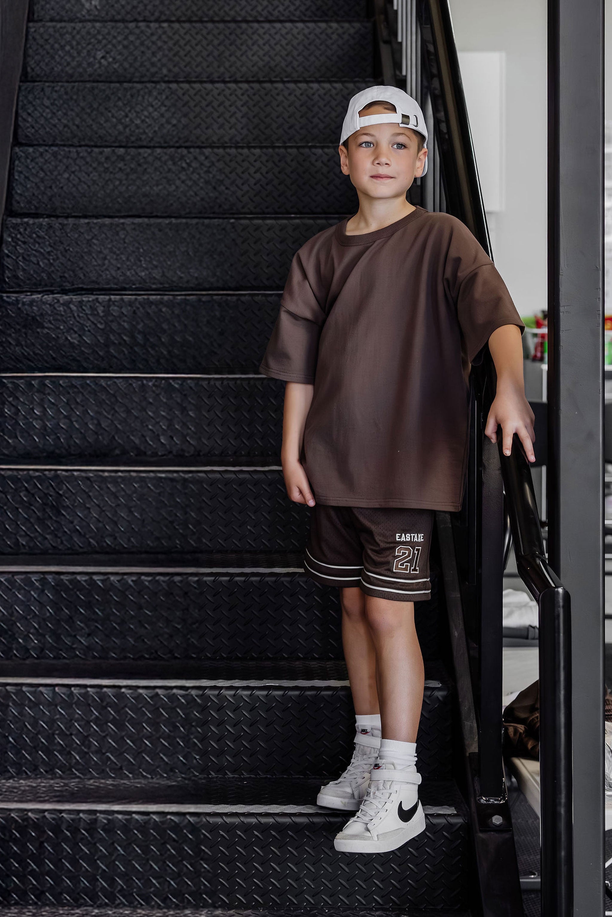 Kids Essential Tee - Chocolate