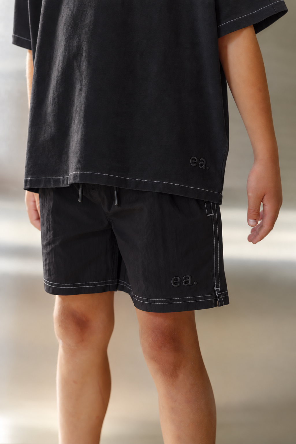 Jnr Board Short - Black
