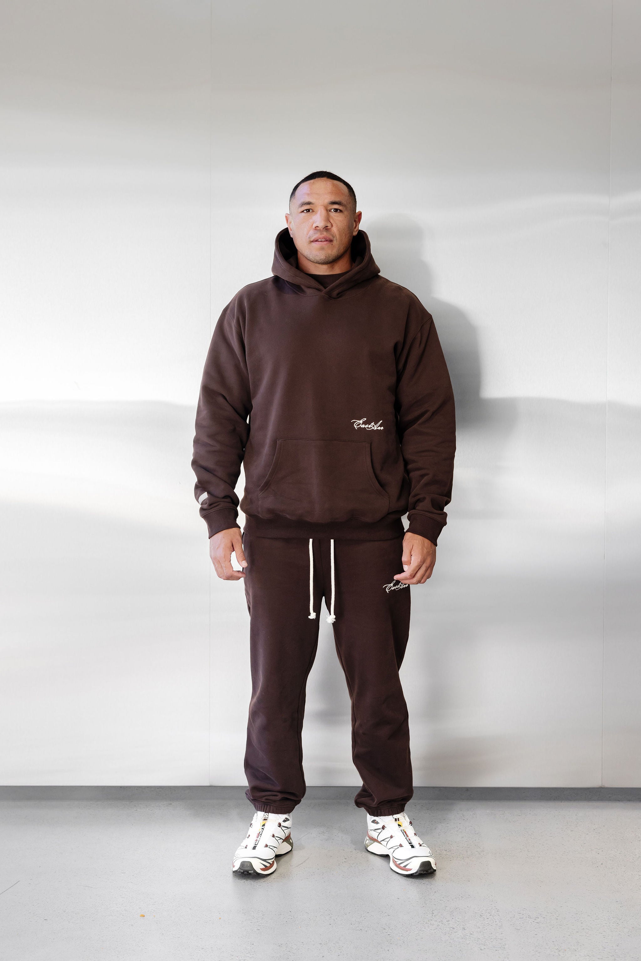 Unisex Fleece Hoodie - Chocolate