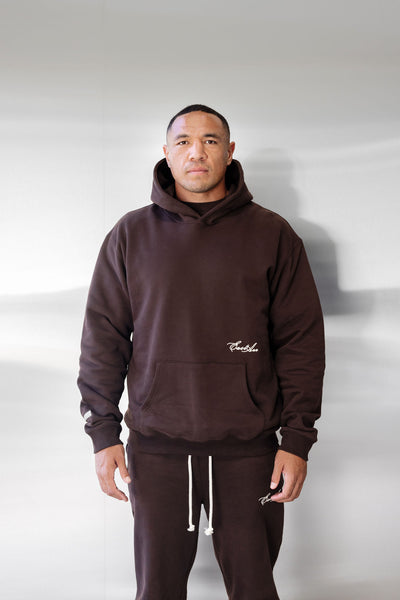 Unisex Fleece Hoodie - Chocolate