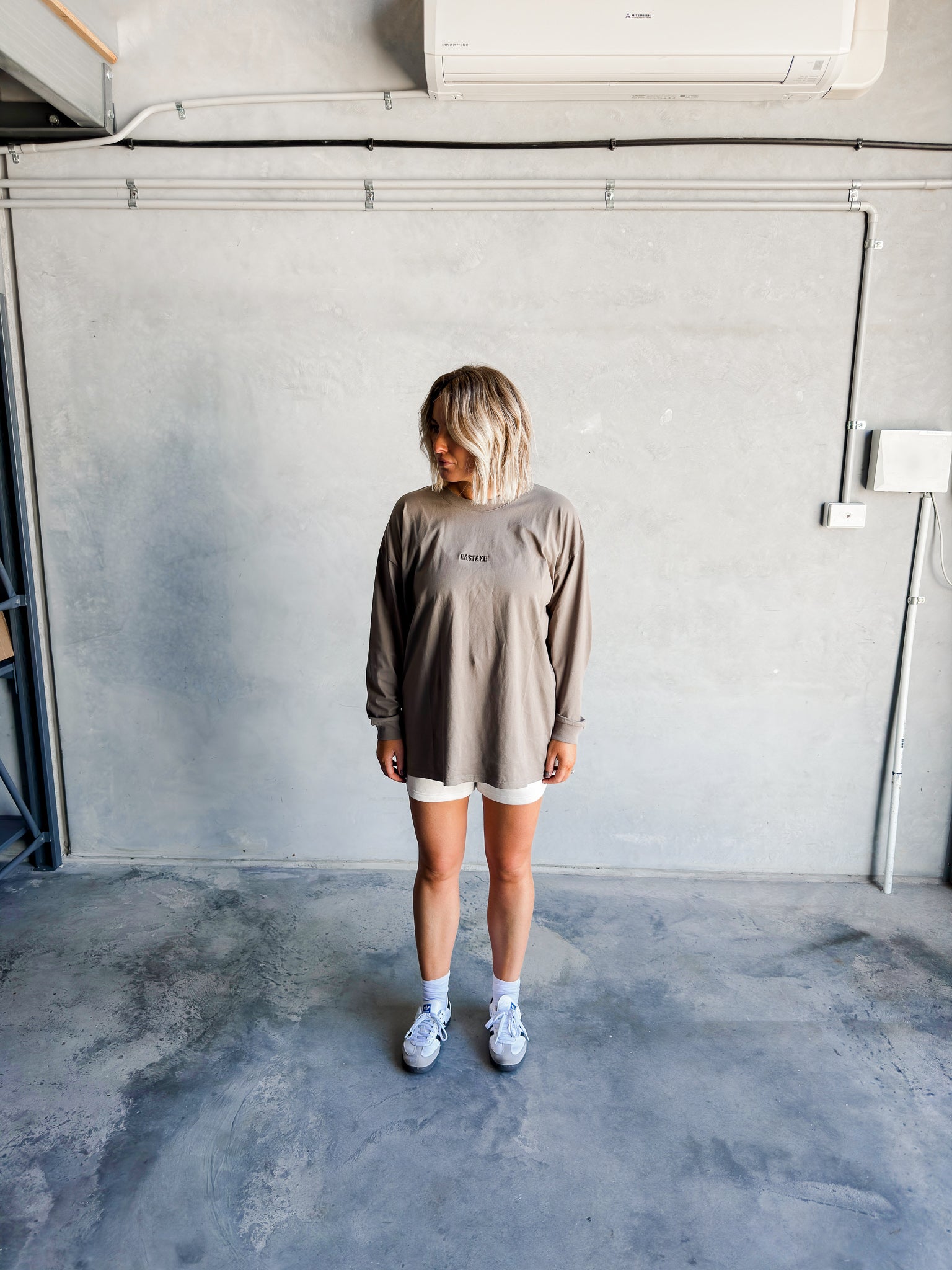 Long Sleeve Tee - Taupe