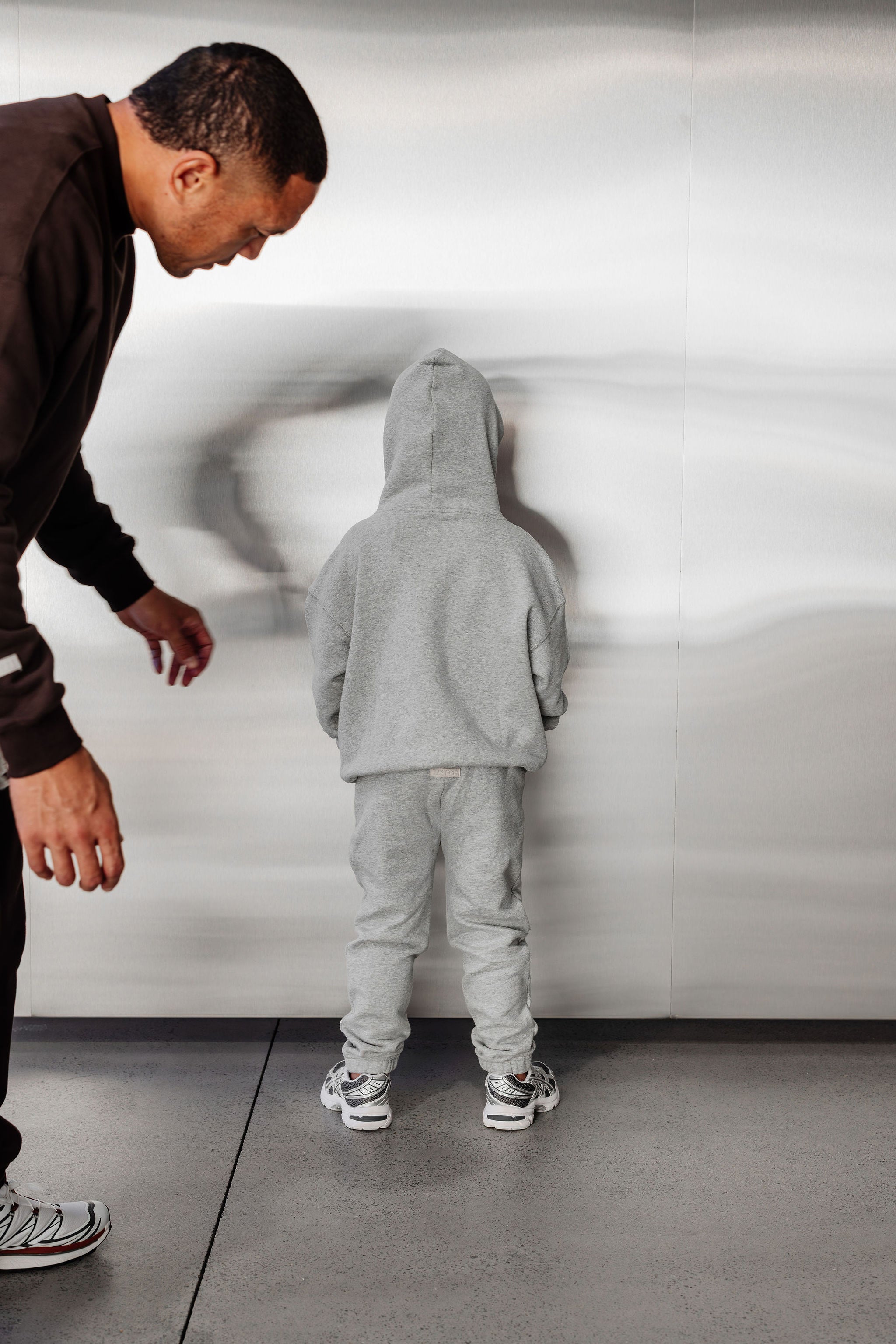 Kids Fleece Trackpant - Grey Marle