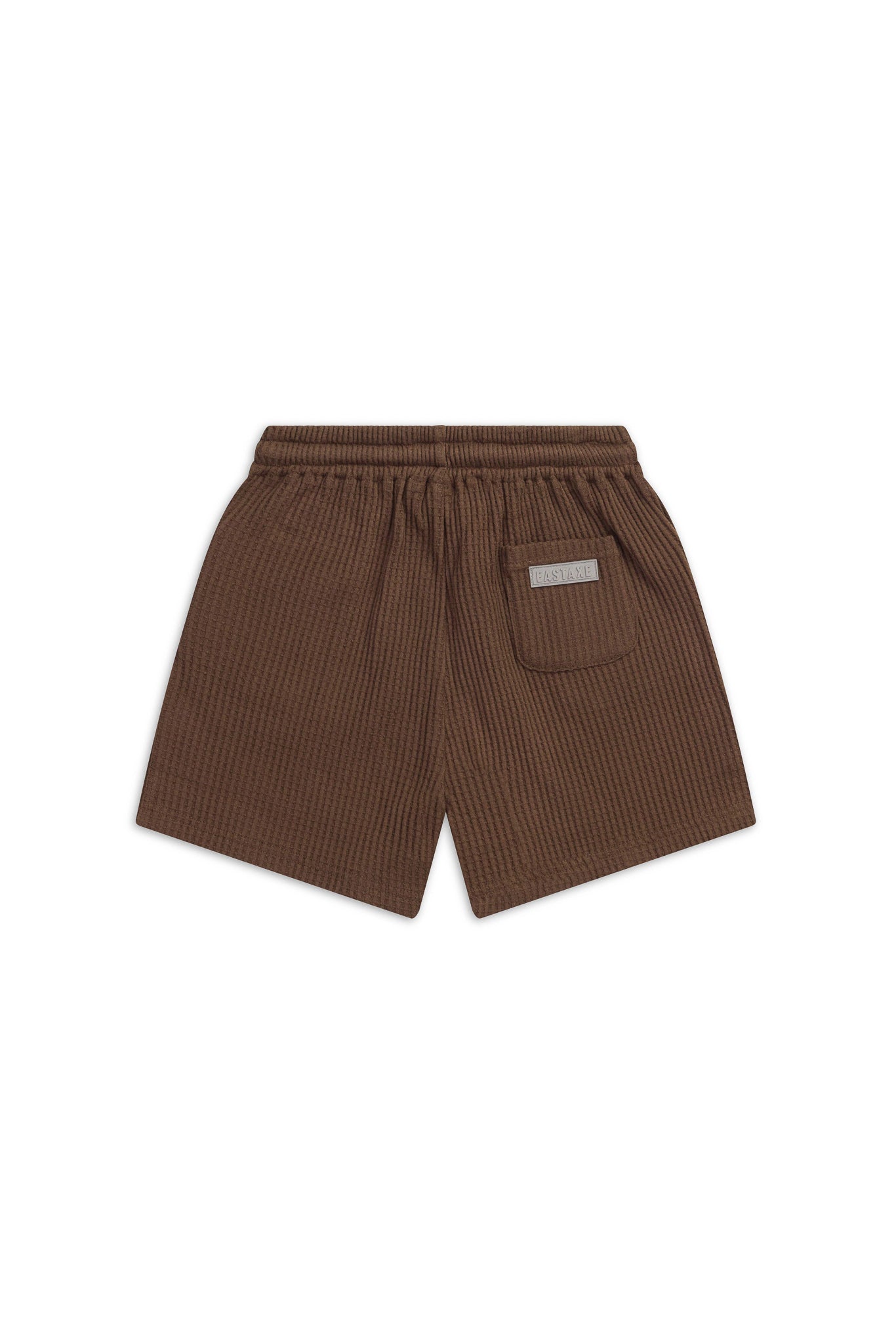 Kids Waffle Shorts - Brown