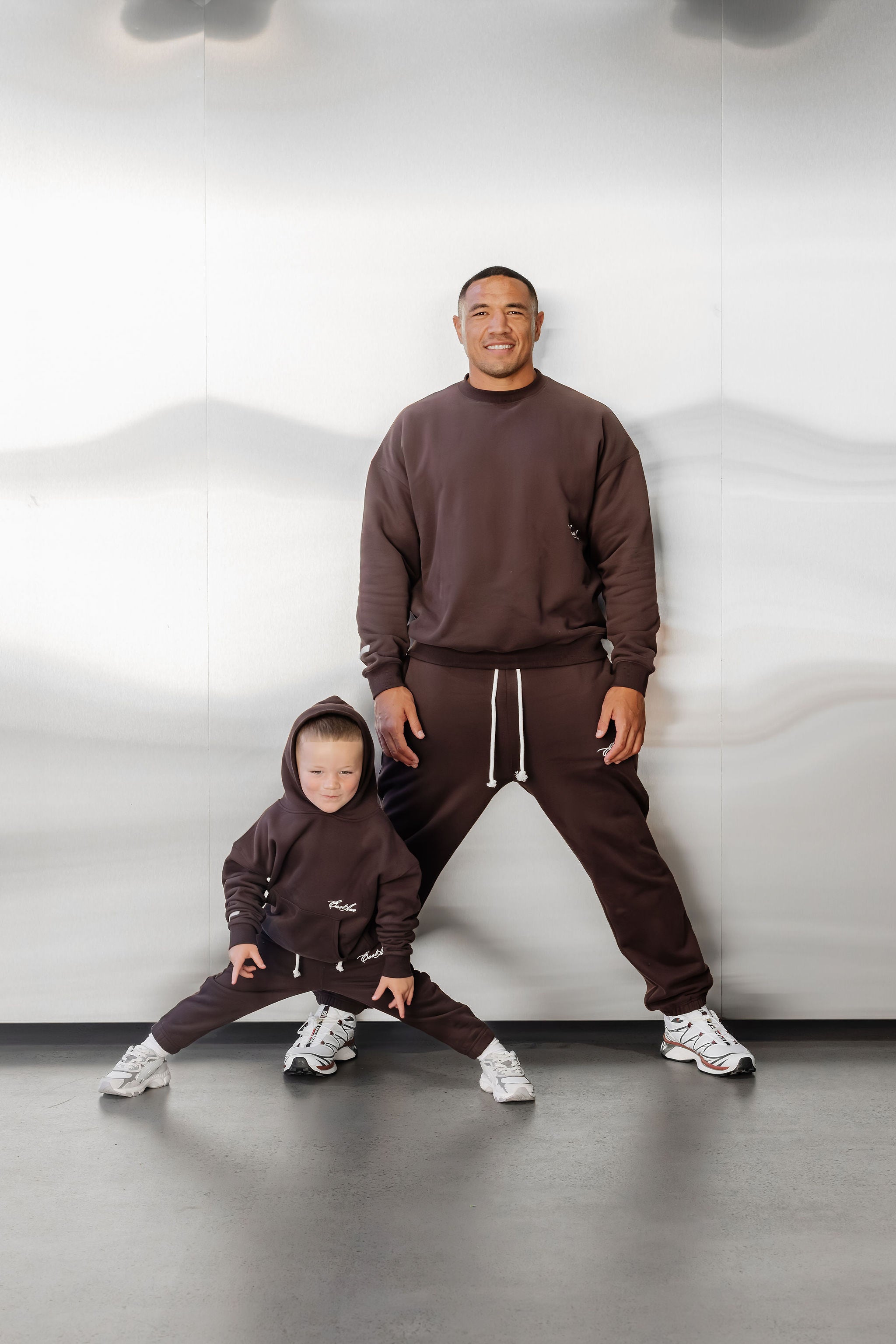 Kids Fleece Hoodie - Chocolate