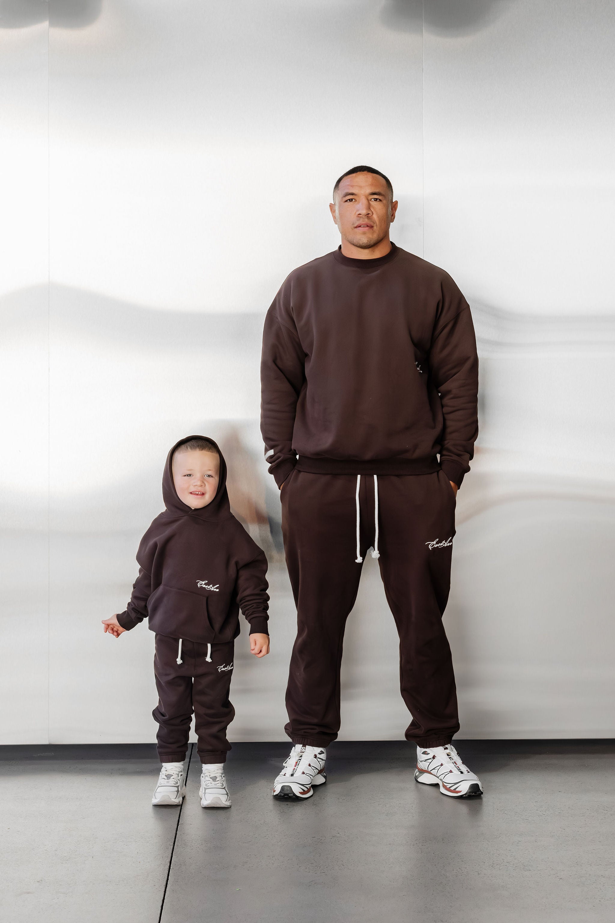 Kids Fleece Hoodie - Chocolate